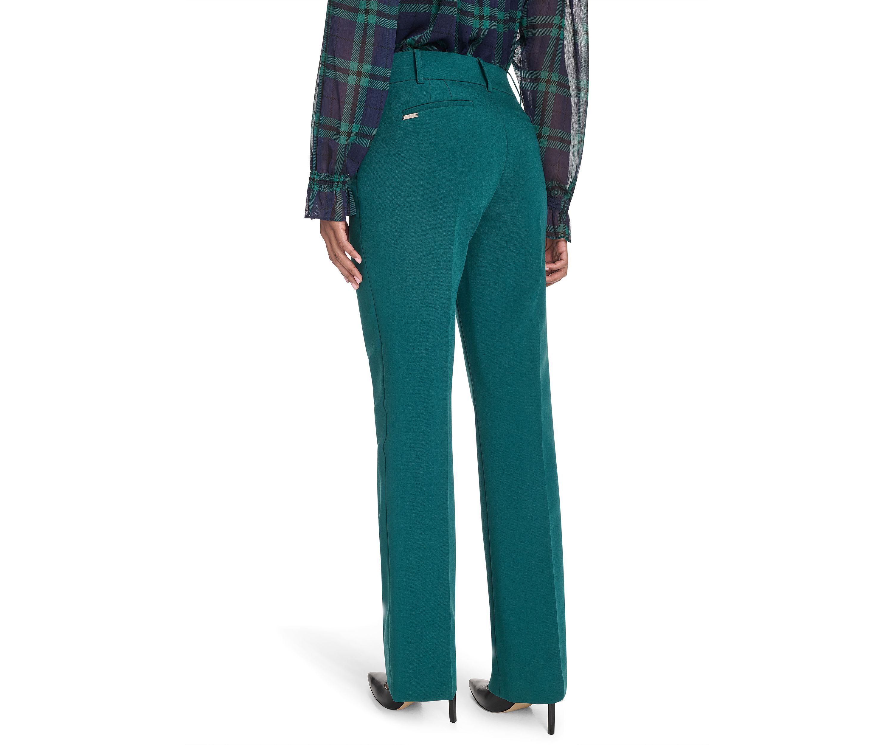Womens Solid Sutton Bootcut Pant
