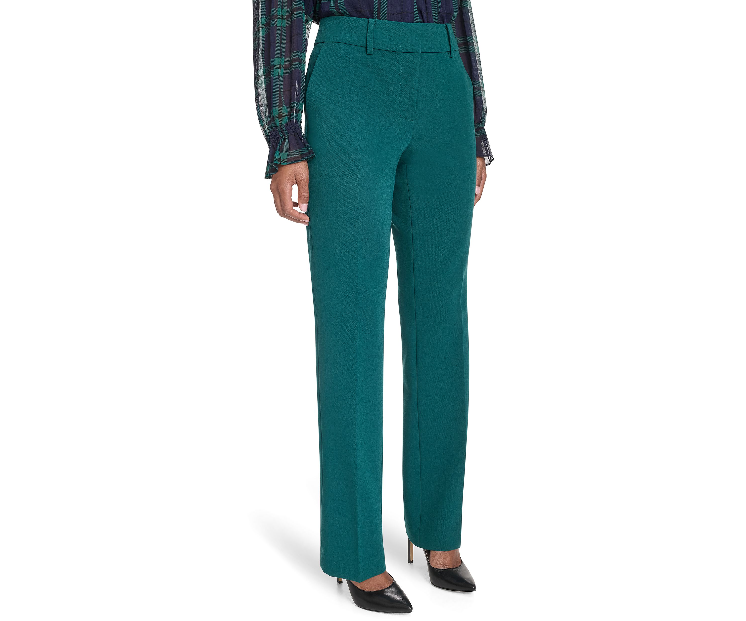 Womens Solid Sutton Bootcut Pant