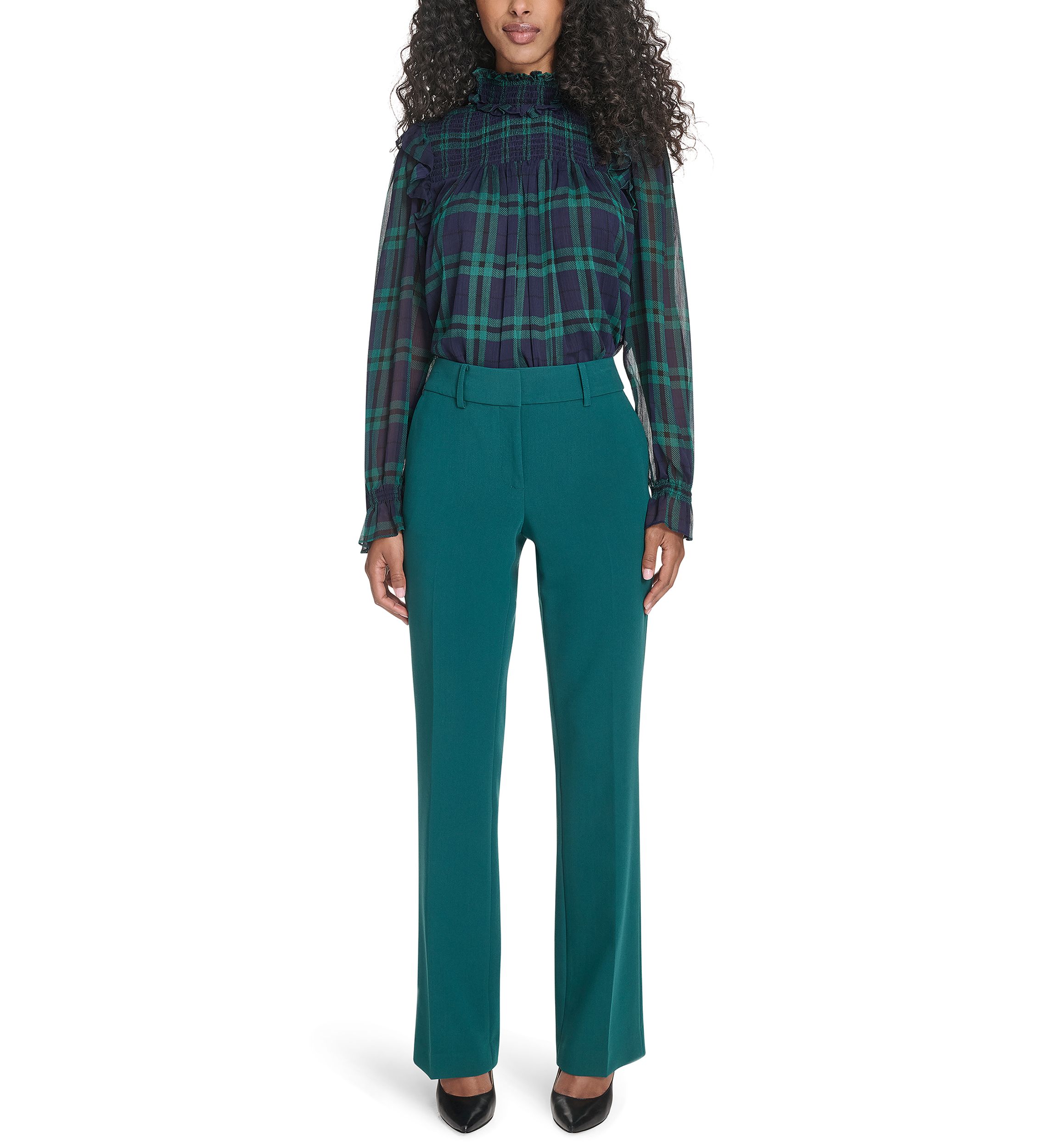 Womens Solid Sutton Bootcut Pant