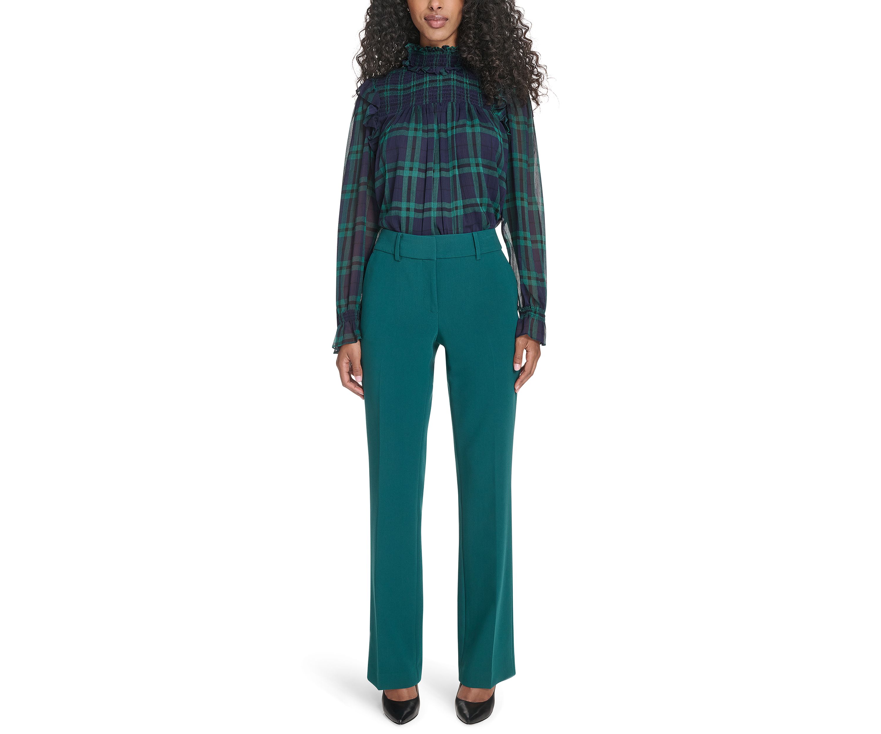 Womens Solid Sutton Bootcut Pant