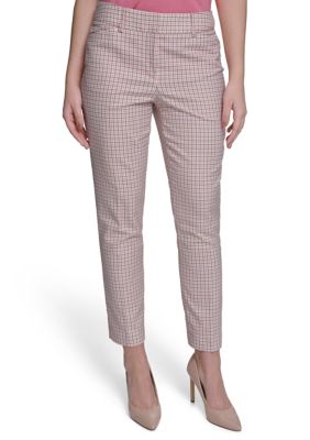 Tommy Hilfiger Women's Straight Leg Ankle Pants, 8