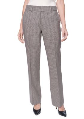 Tommy Hilfiger Women's Houndstooth Bootcut Trousers, 6