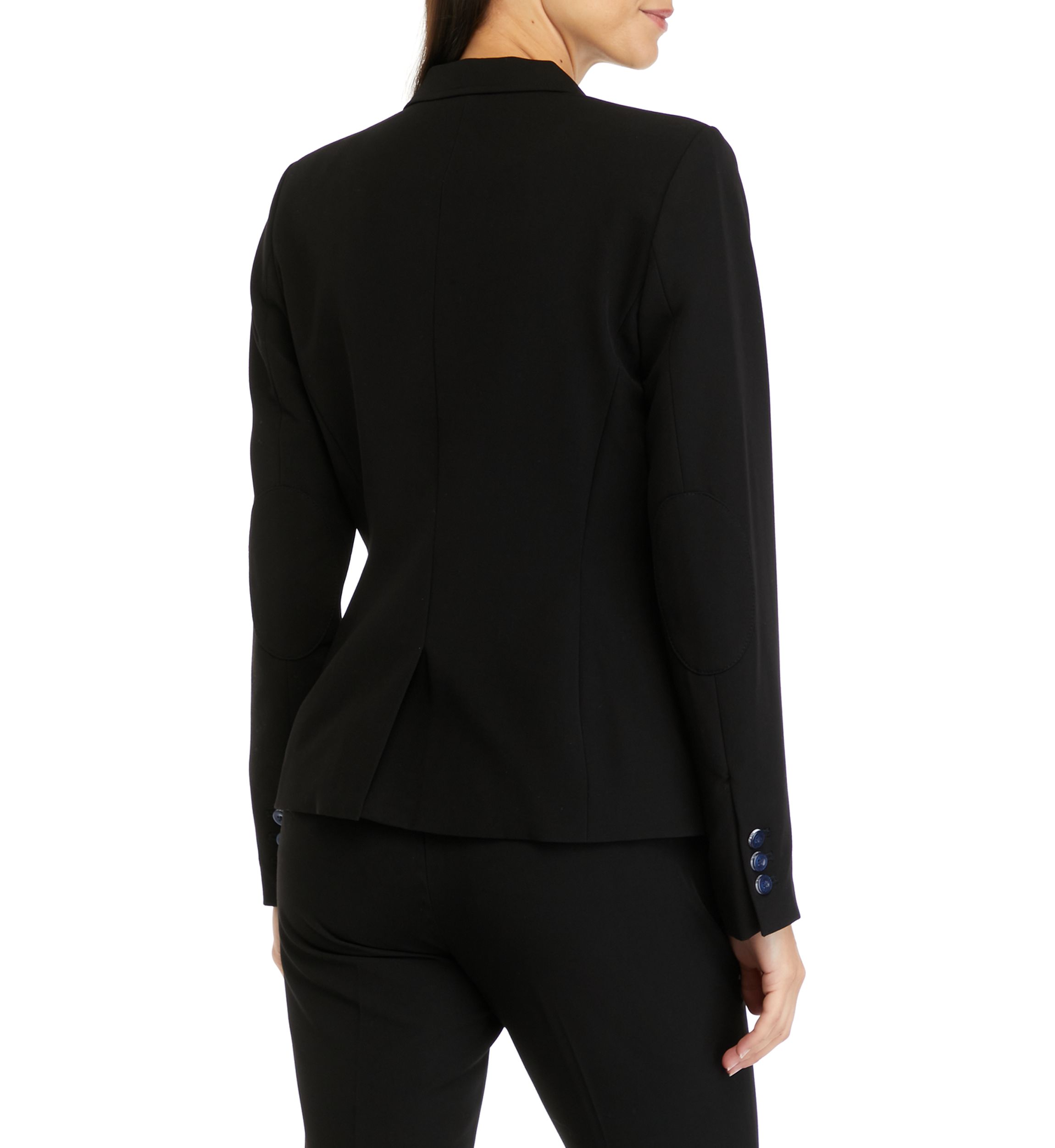 Womens One Button Twill Jacket