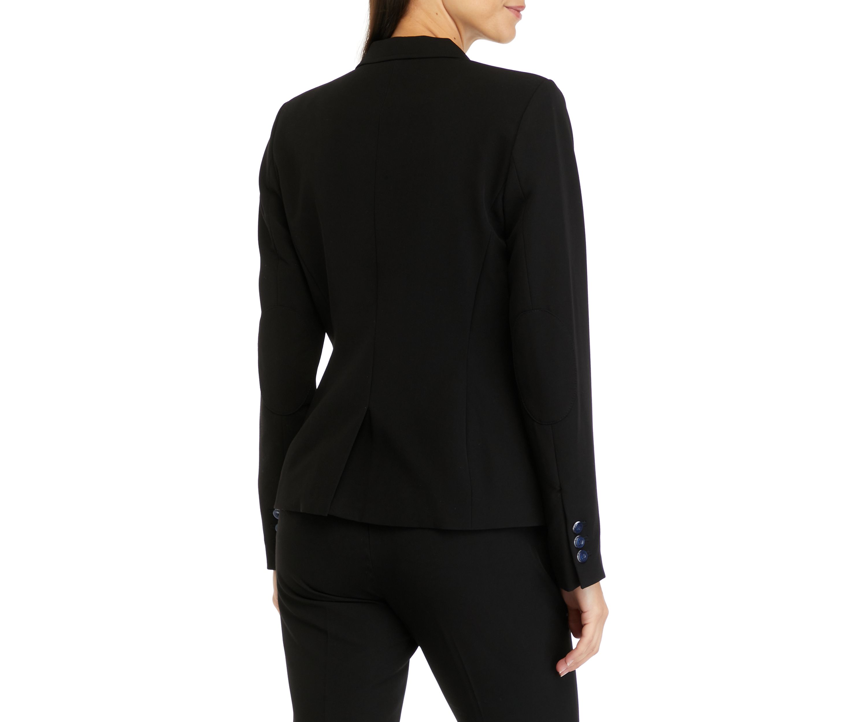 Womens One Button Twill Jacket