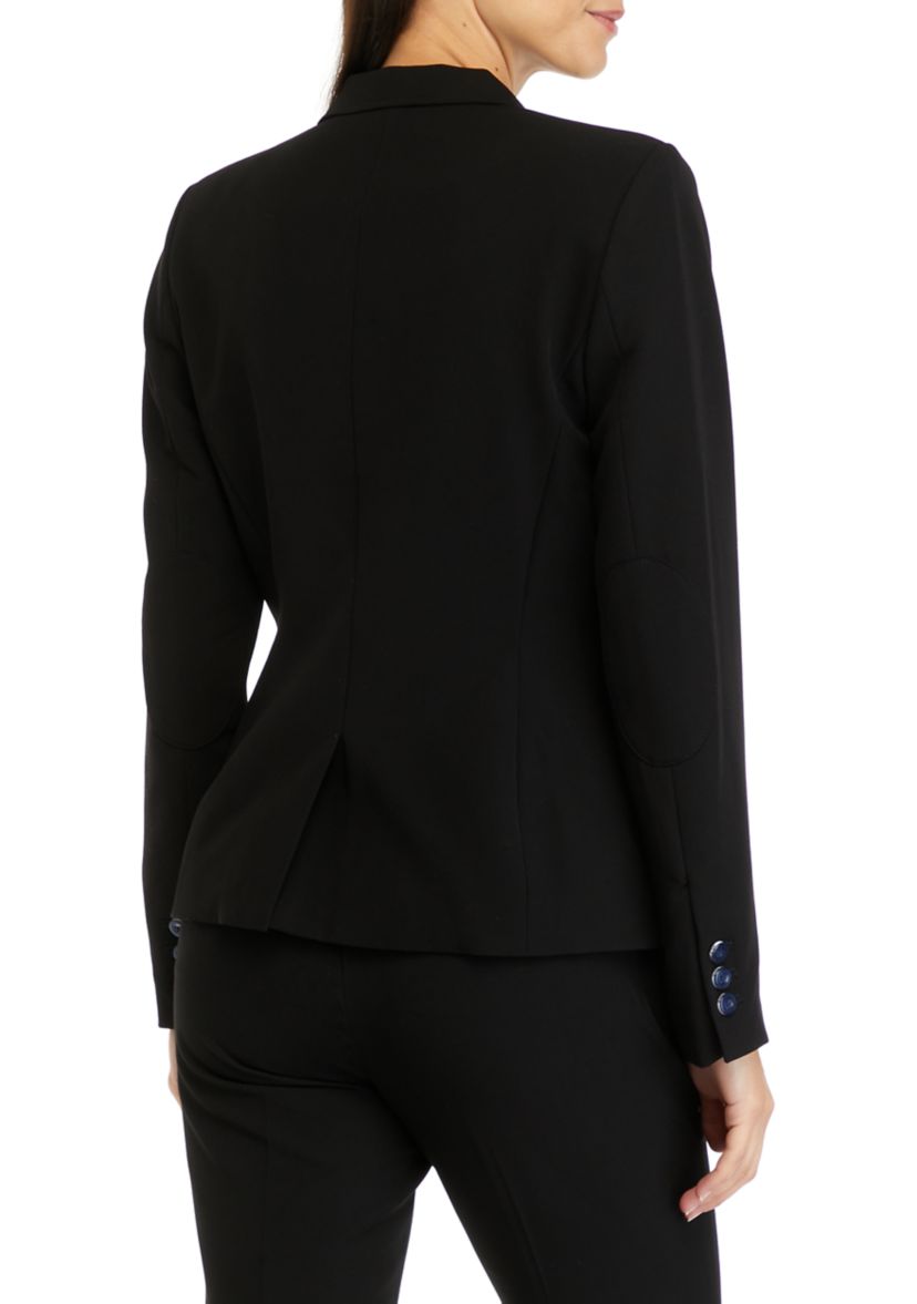 Womens One Button Twill Jacket