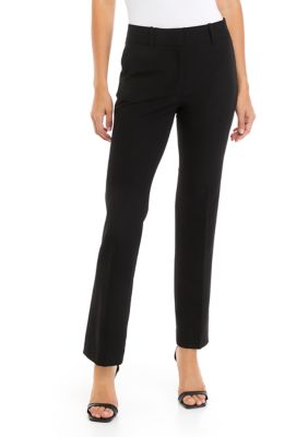 Tommy Hilfiger Women's Trouser Pants with Pockets, Black, 2