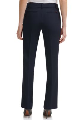 Modern Sloan Skinny-Fit Metallic Plaid Pant