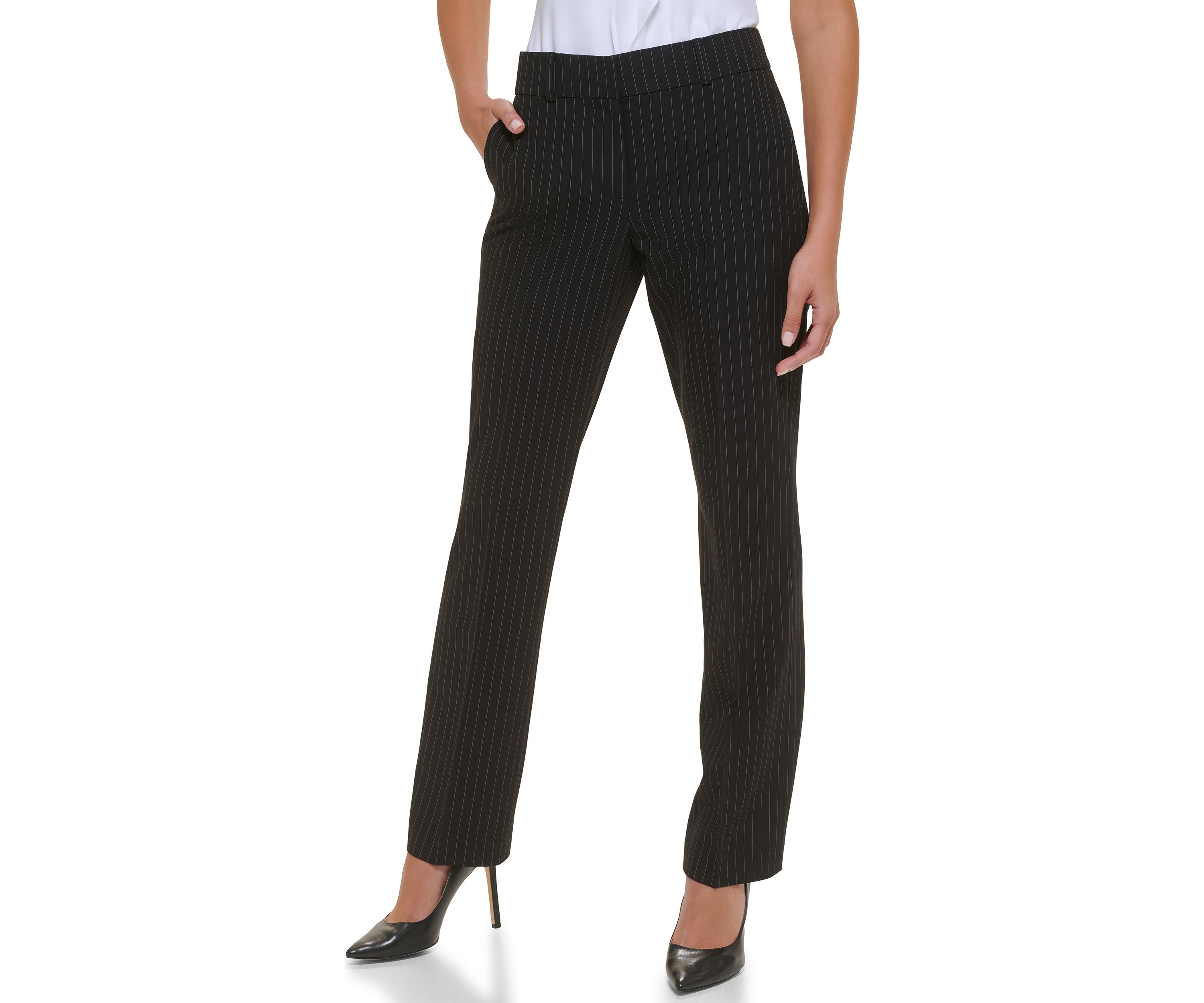 Womens Pinstripe Sutton Trouser Pants