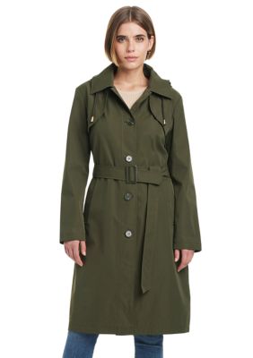 kate spade new york Women s Belted Rain Trench Coat belk