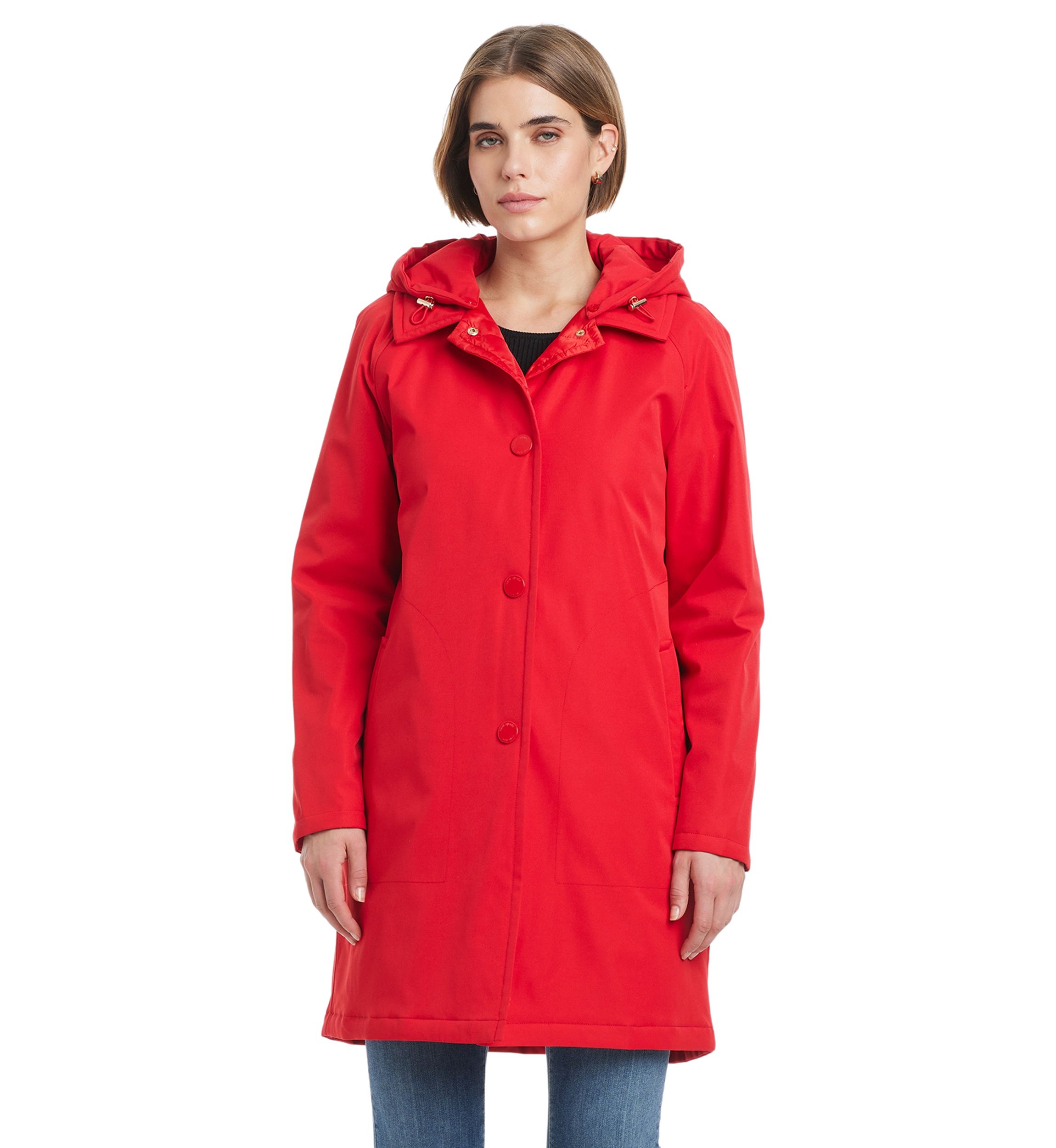 Womens Hooded Raincoat