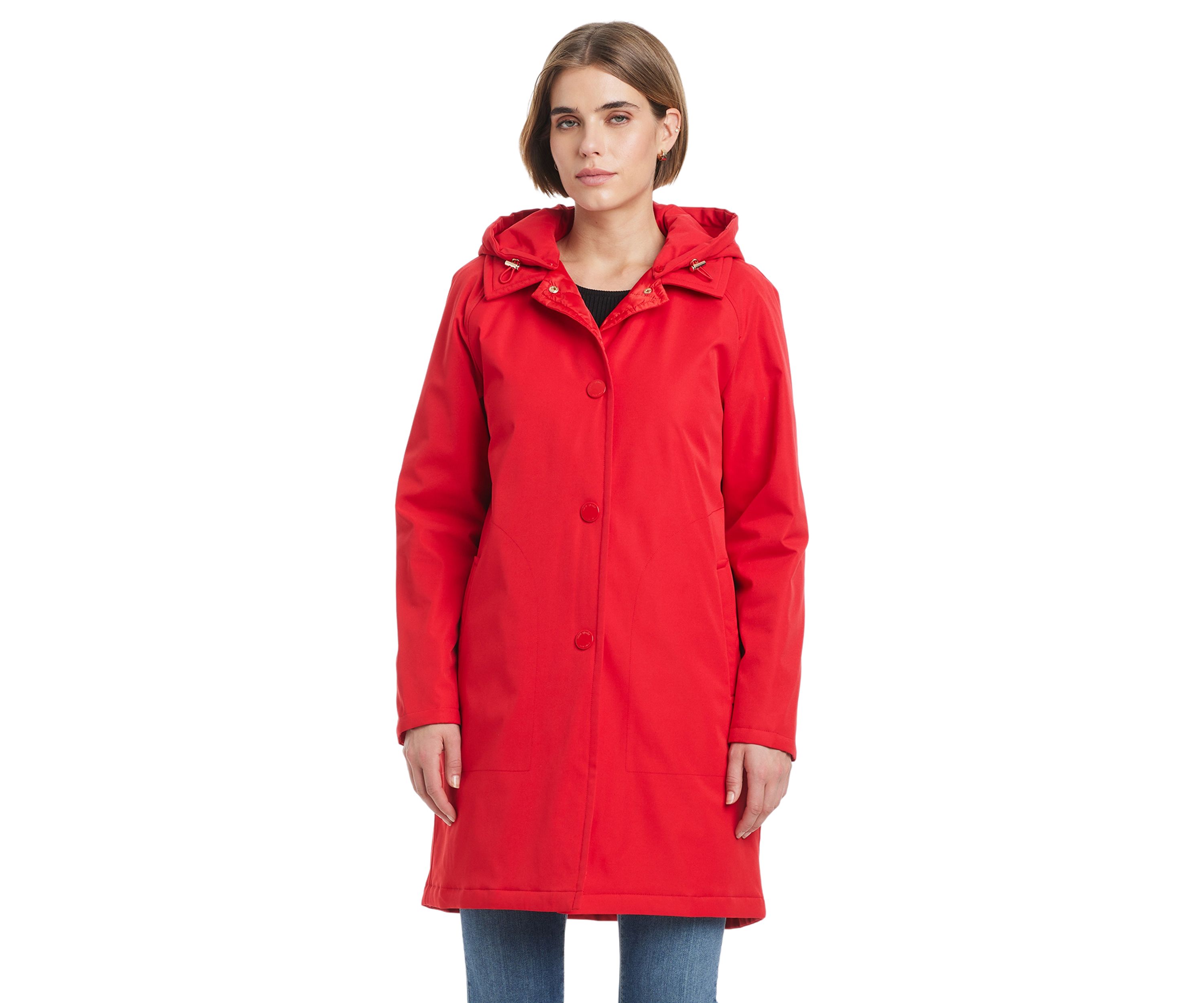 Womens Hooded Raincoat