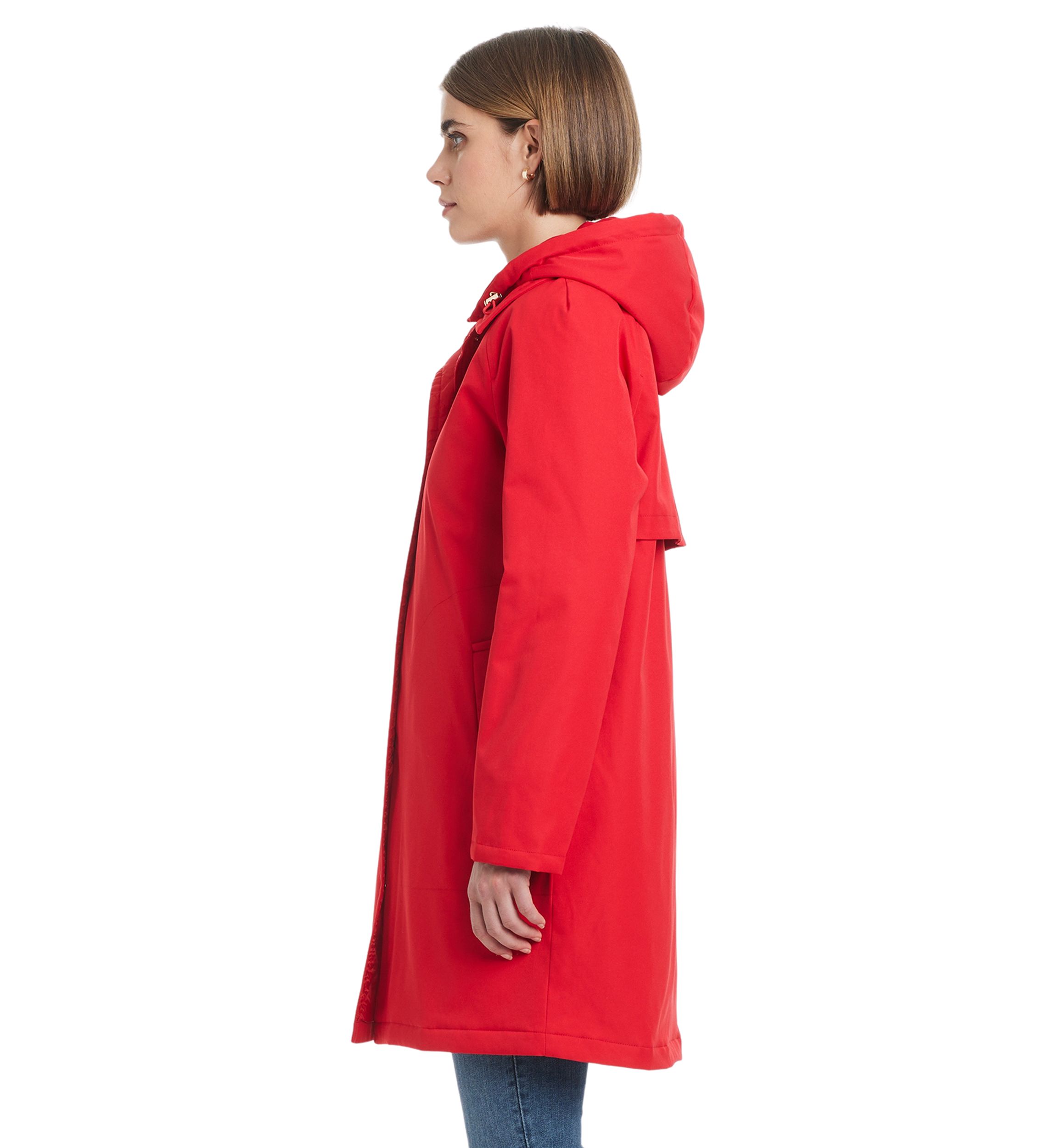 Womens Hooded Raincoat
