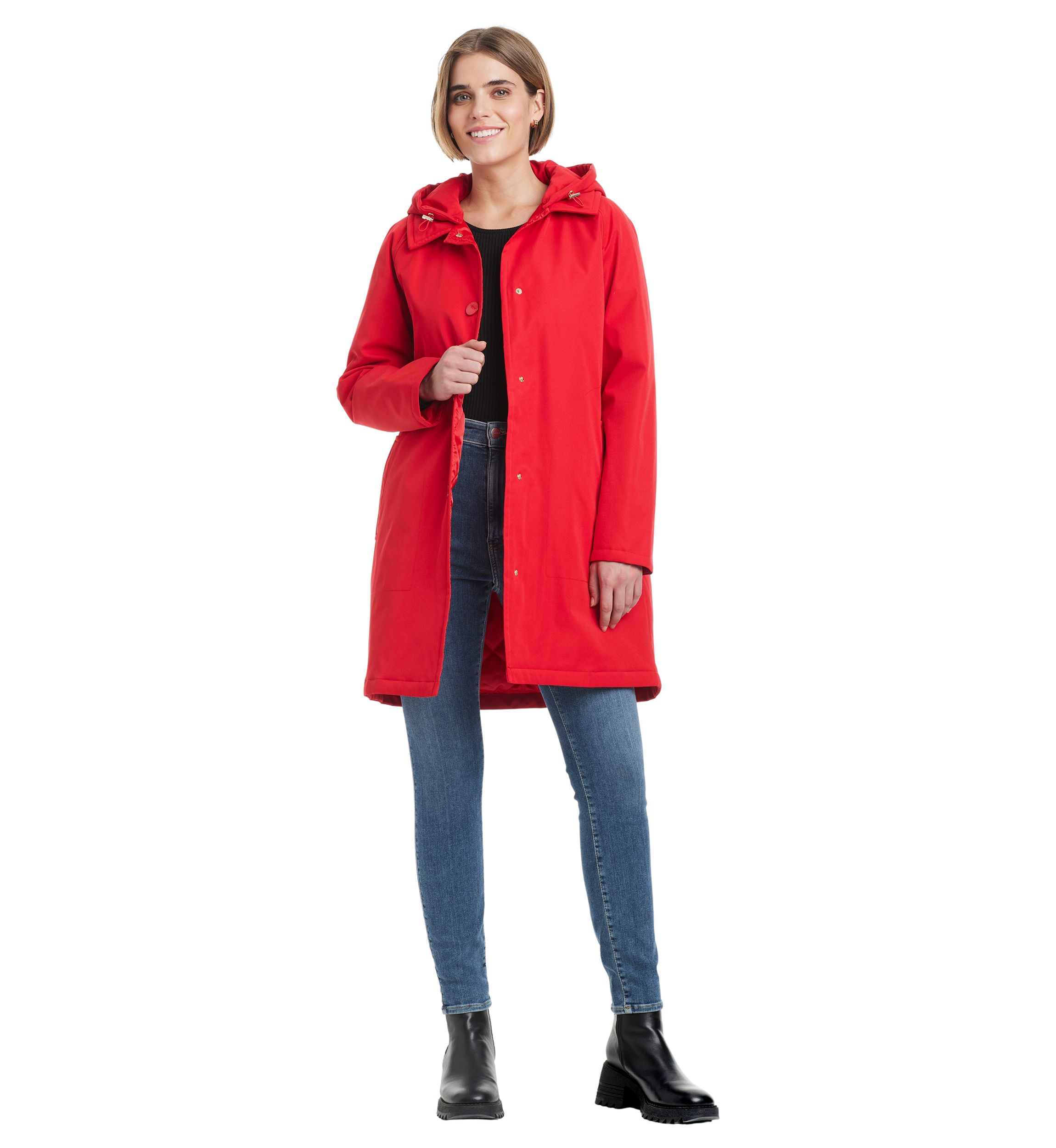 Womens Hooded Raincoat