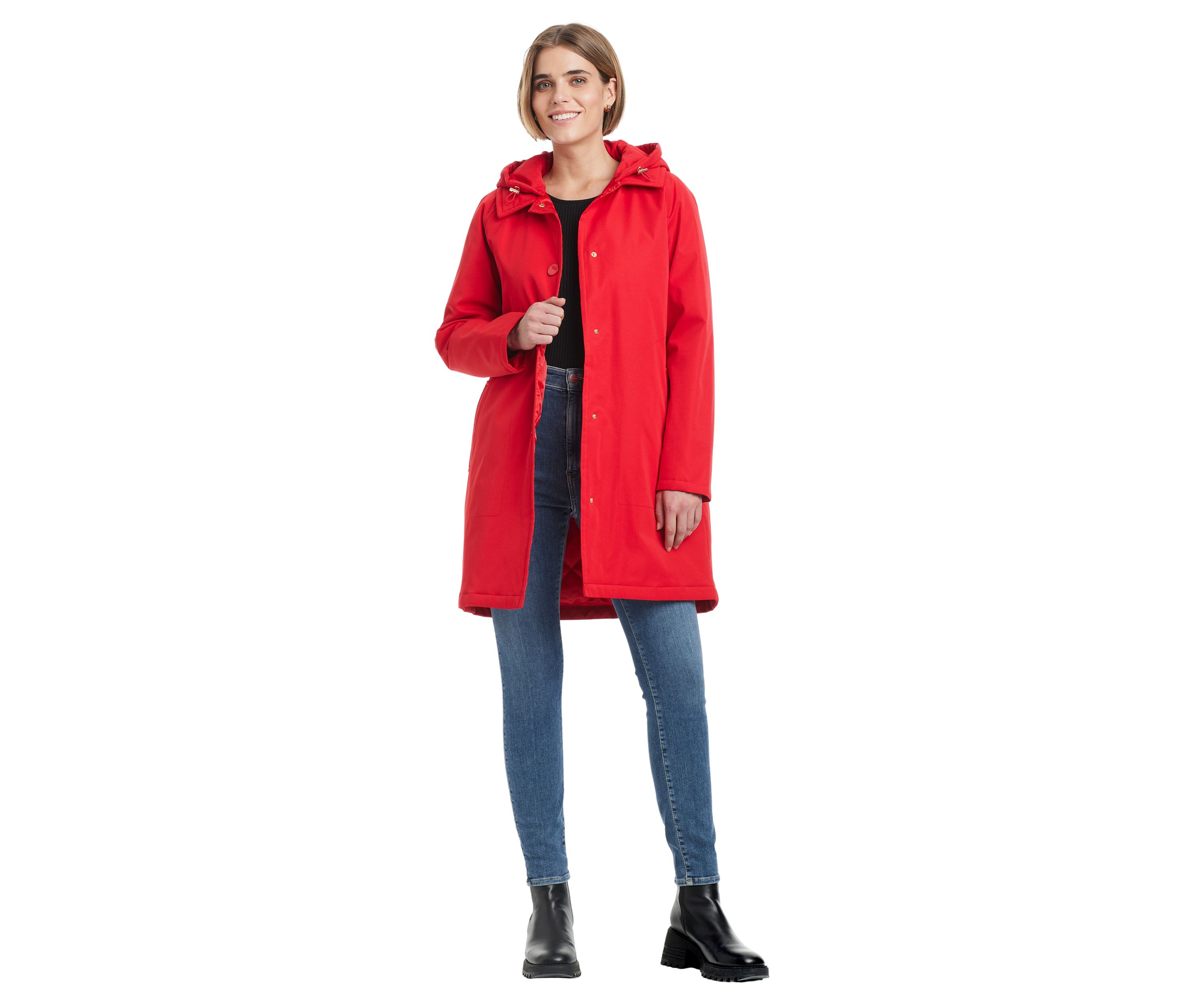 Womens Hooded Raincoat