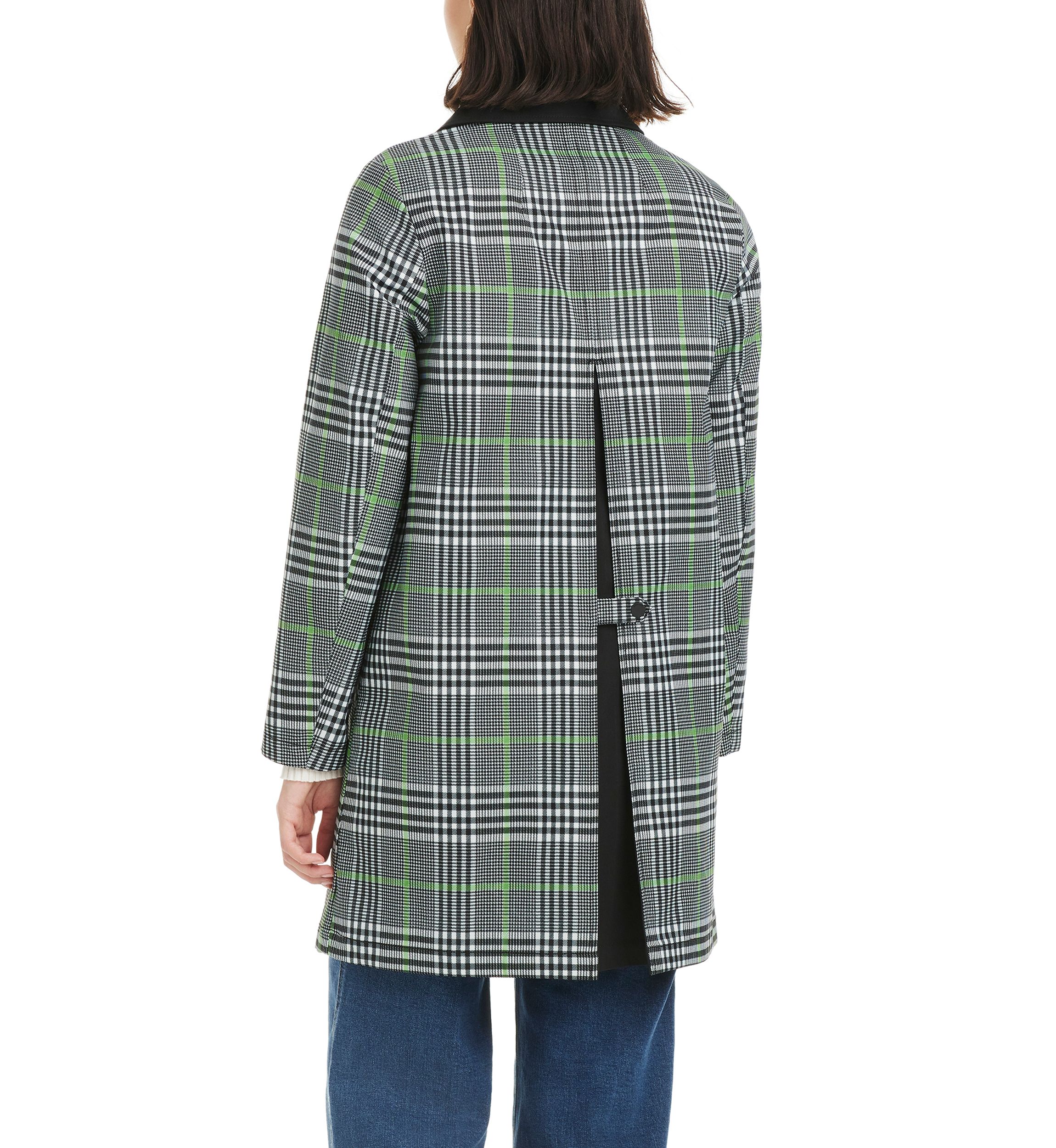 Womens Short Single Breasted Rain Coat 