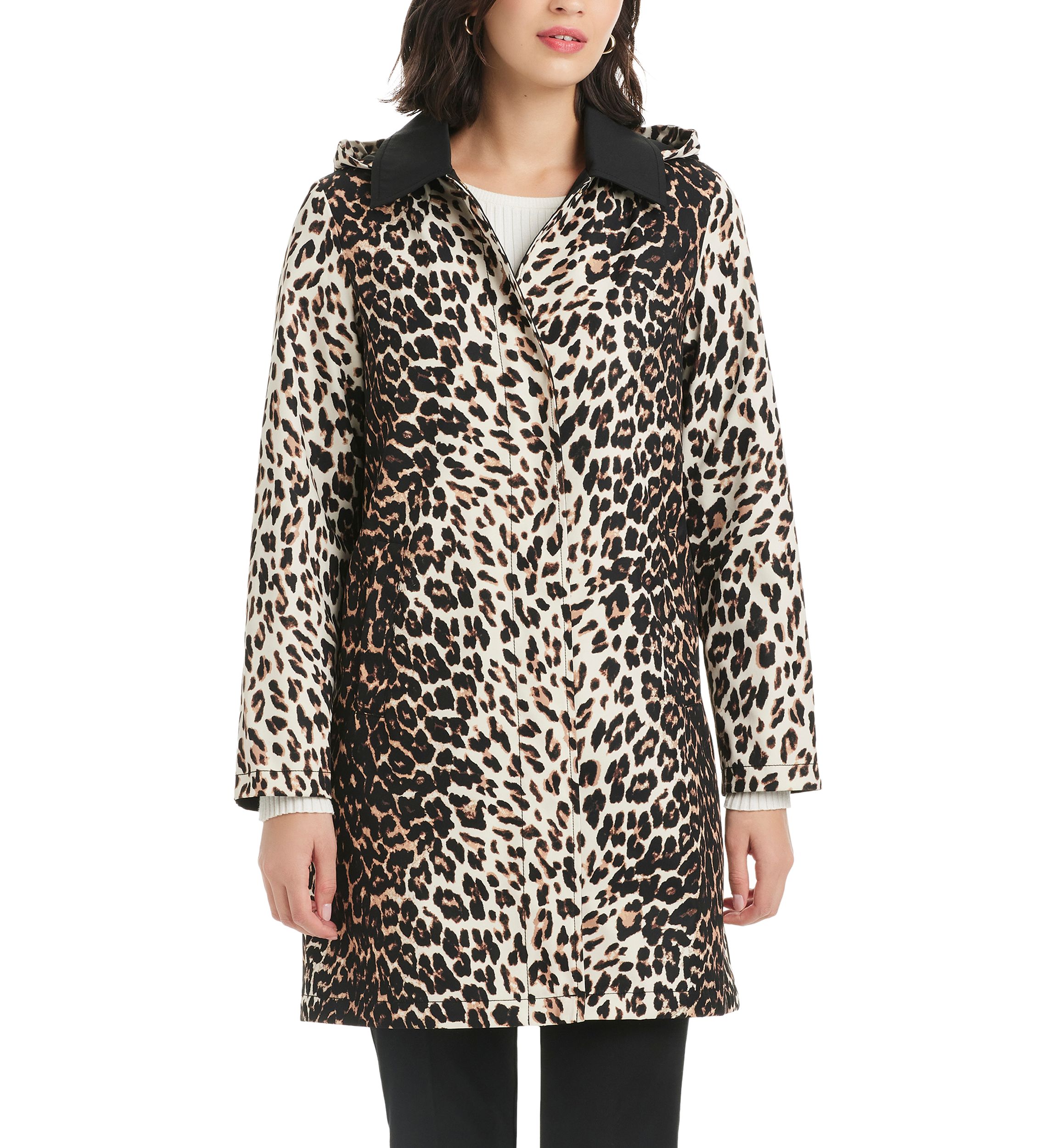Womens Single Breasted Raincoat