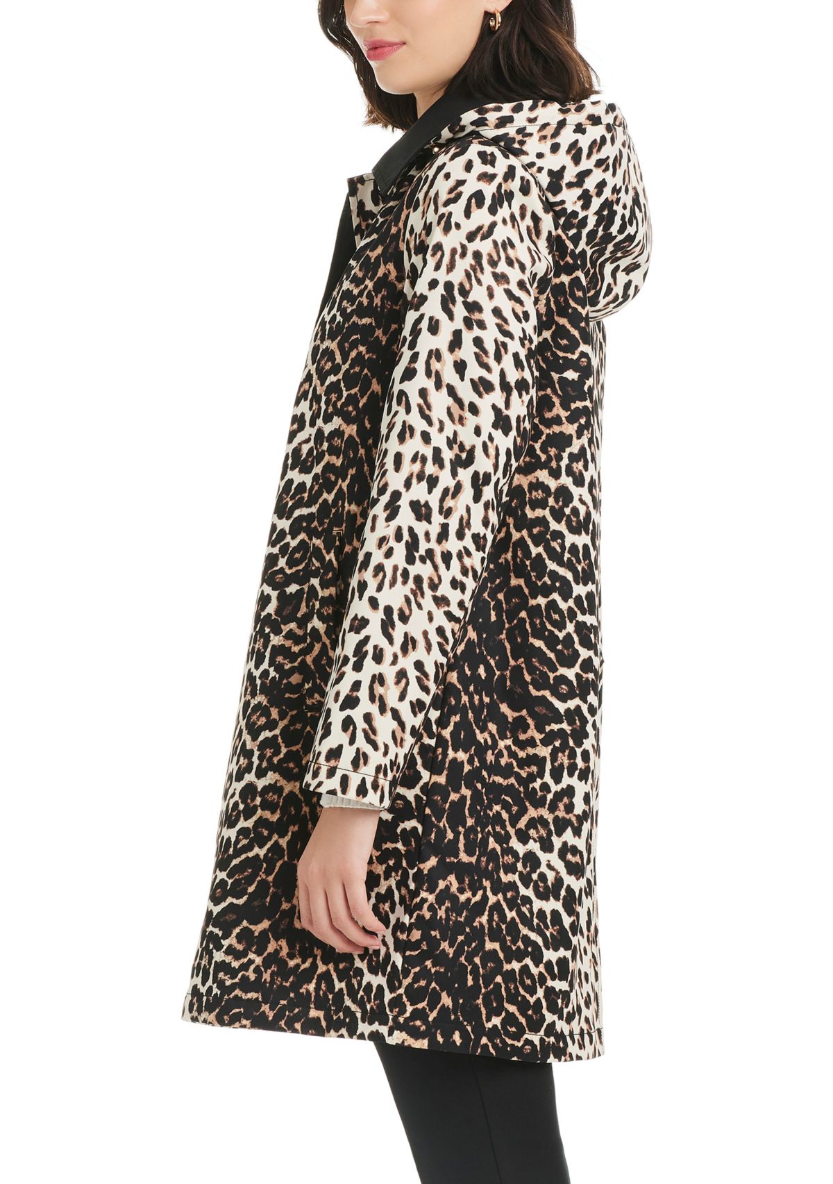 Womens Single Breasted Raincoat