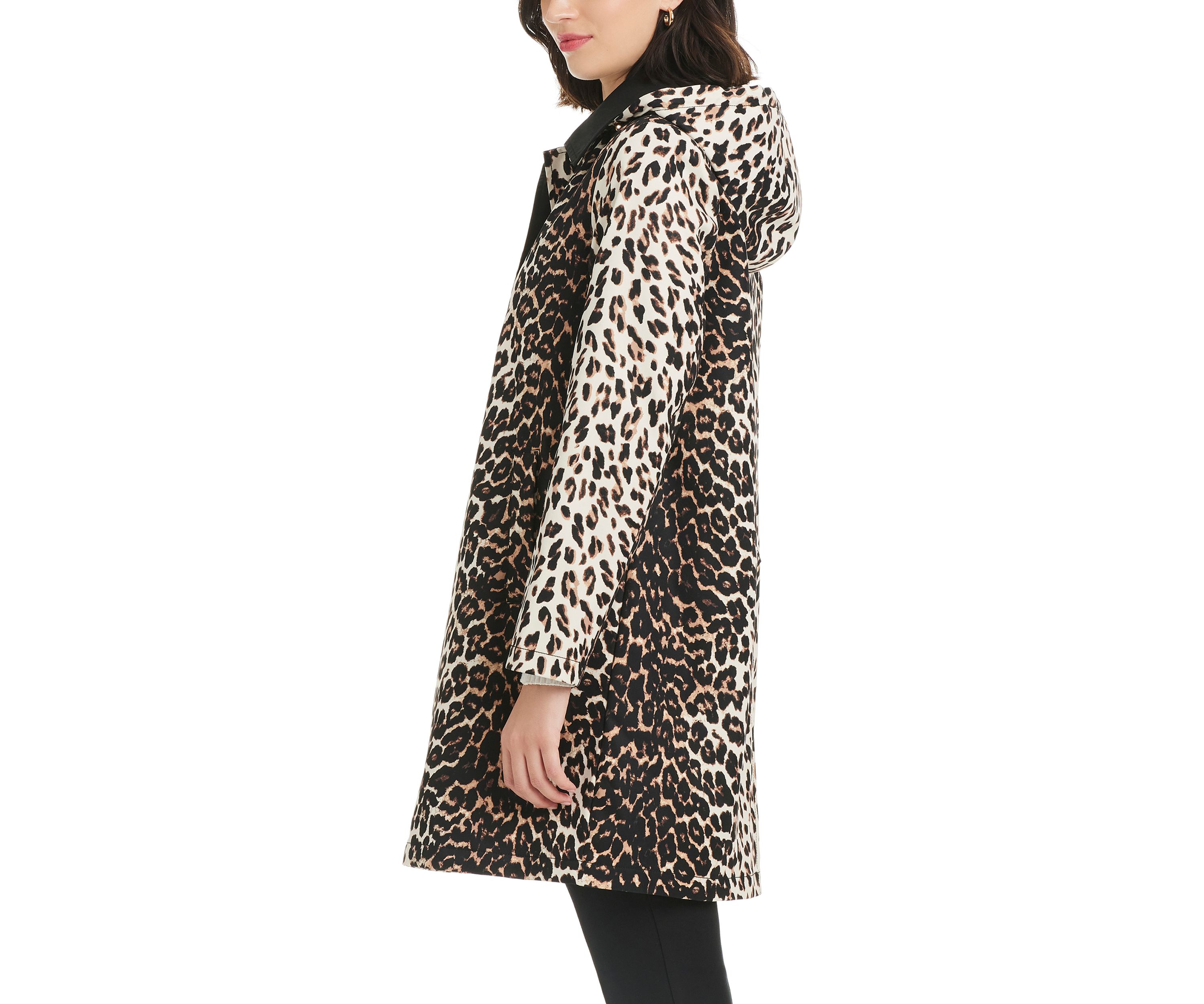 Womens Single Breasted Raincoat