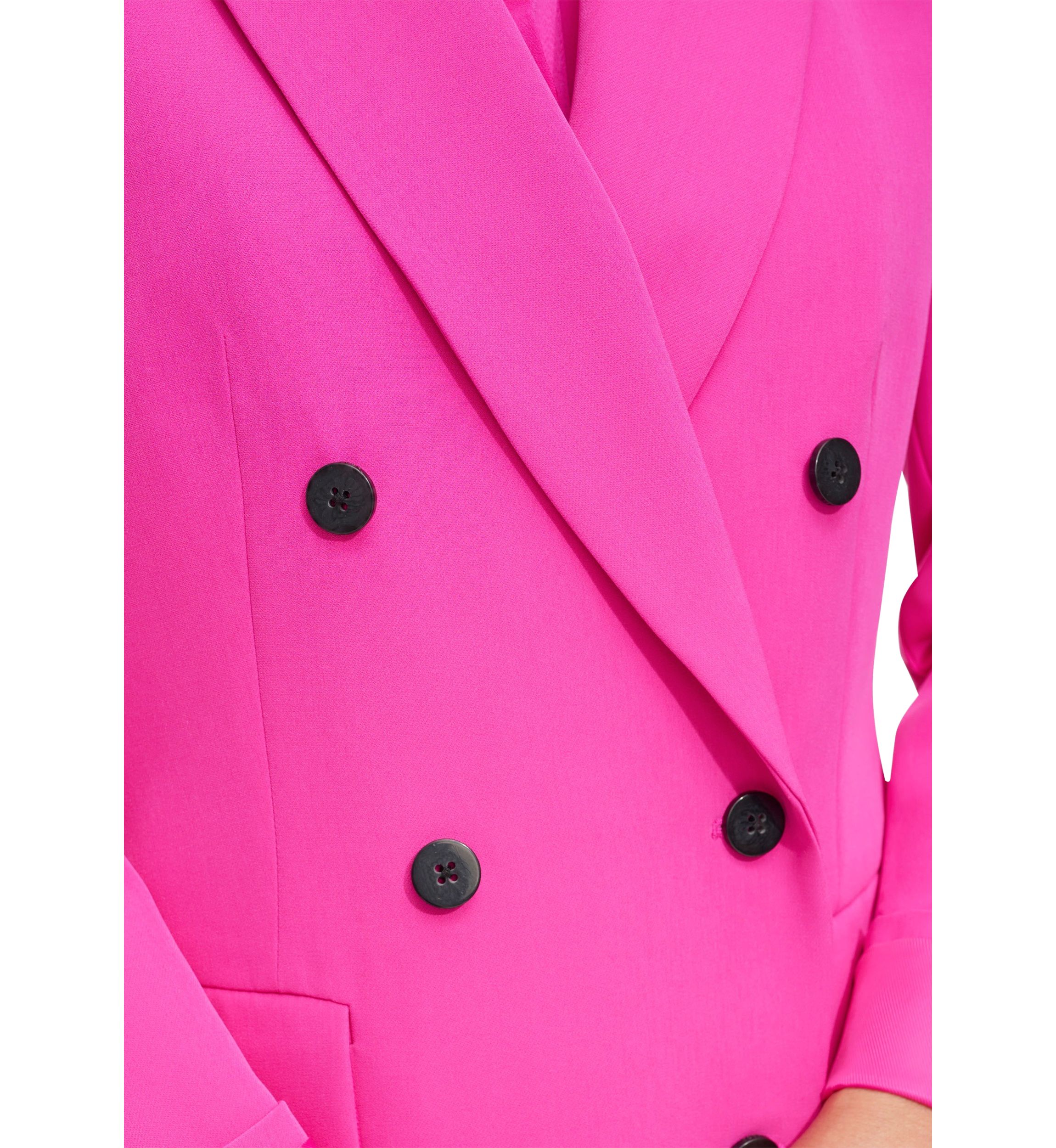 Womens Double Breasted Two Pocket Blazer