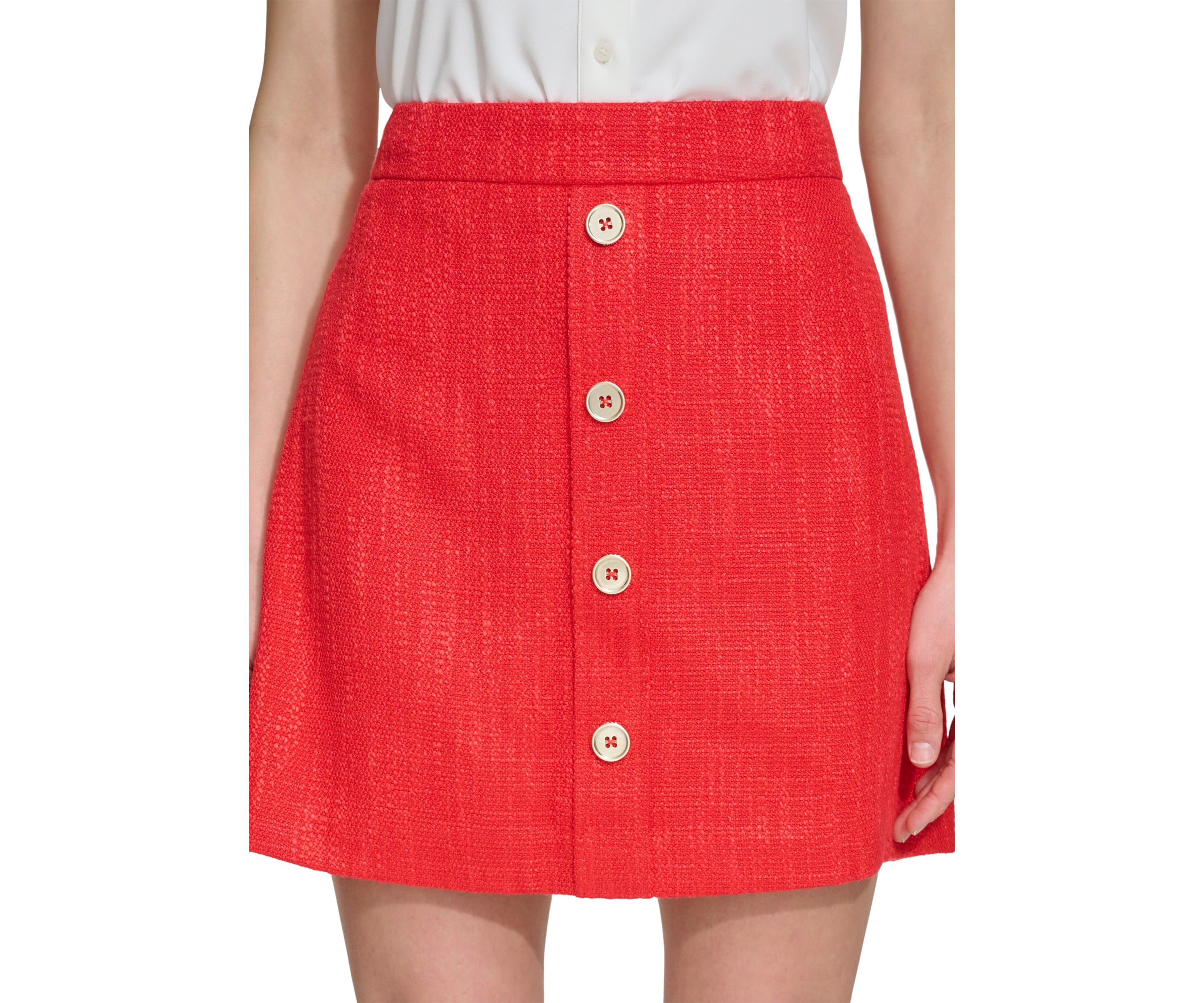 Womens Tweed Mini Skirt