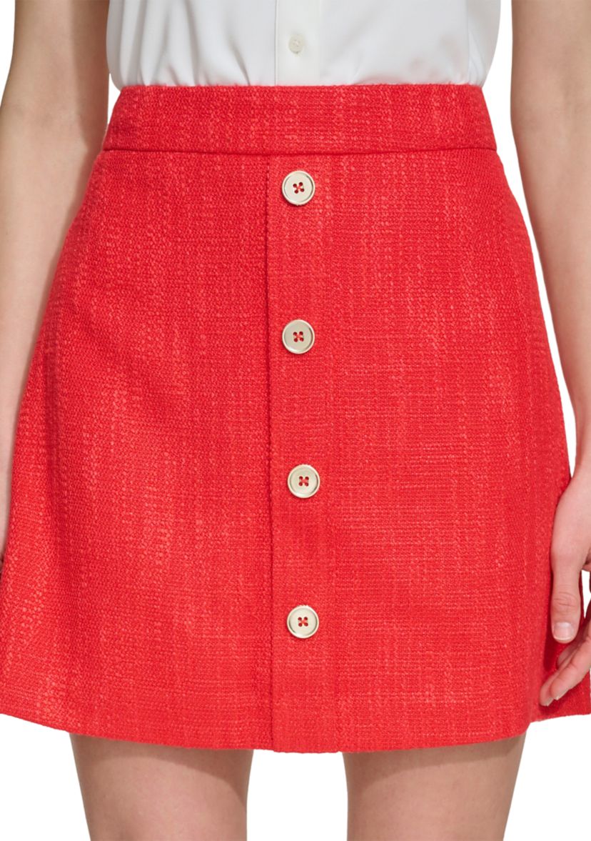 Womens Tweed Mini Skirt