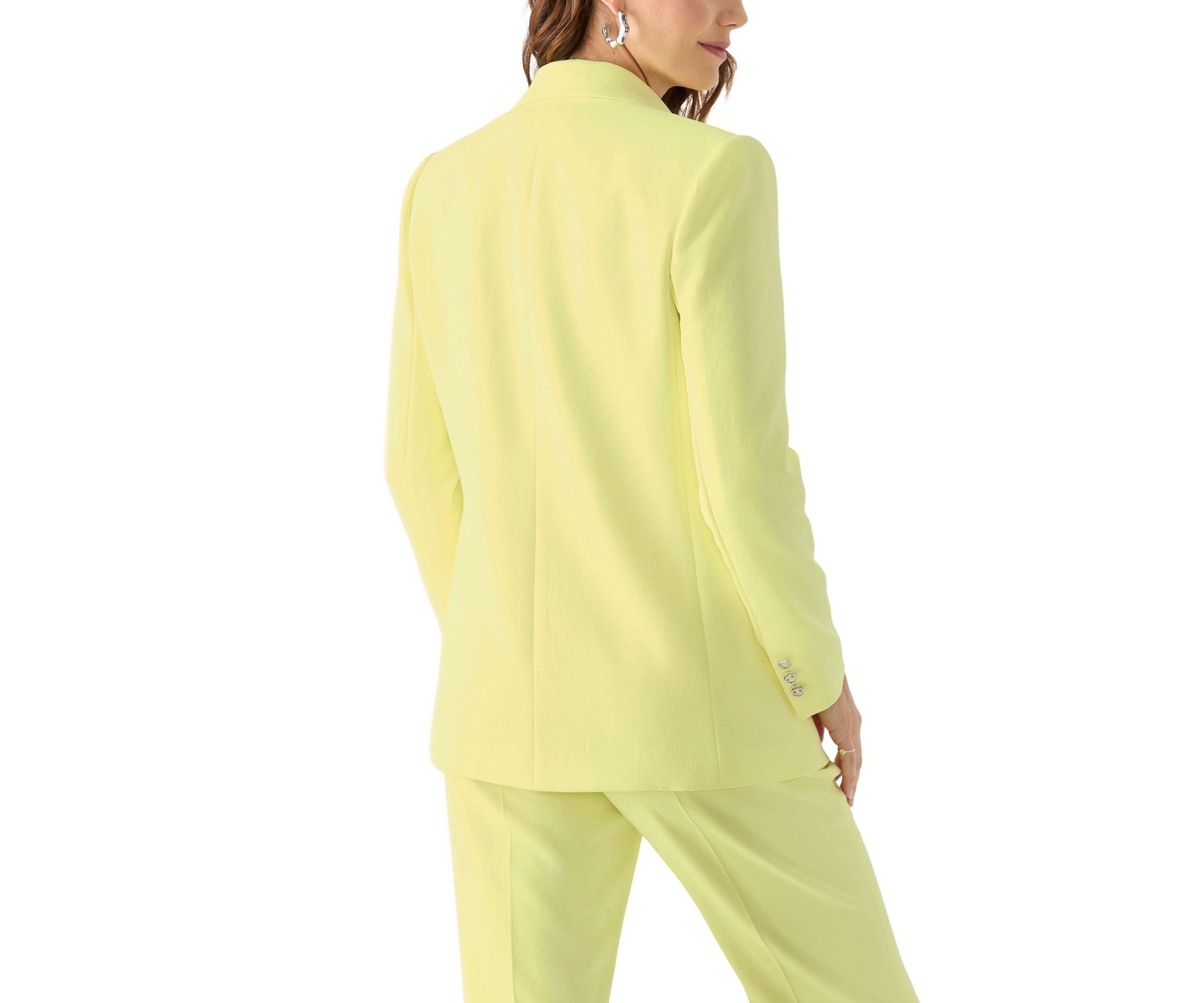 Womens One Button Blazer