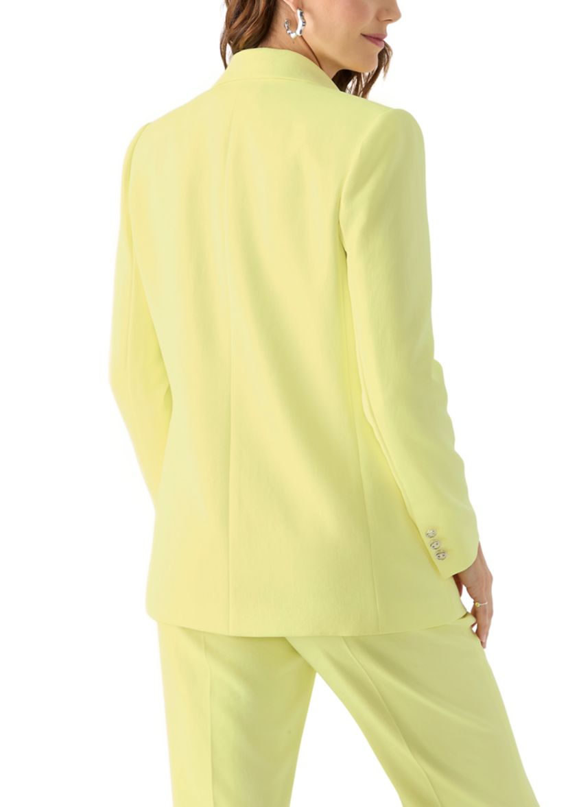 Womens One Button Blazer