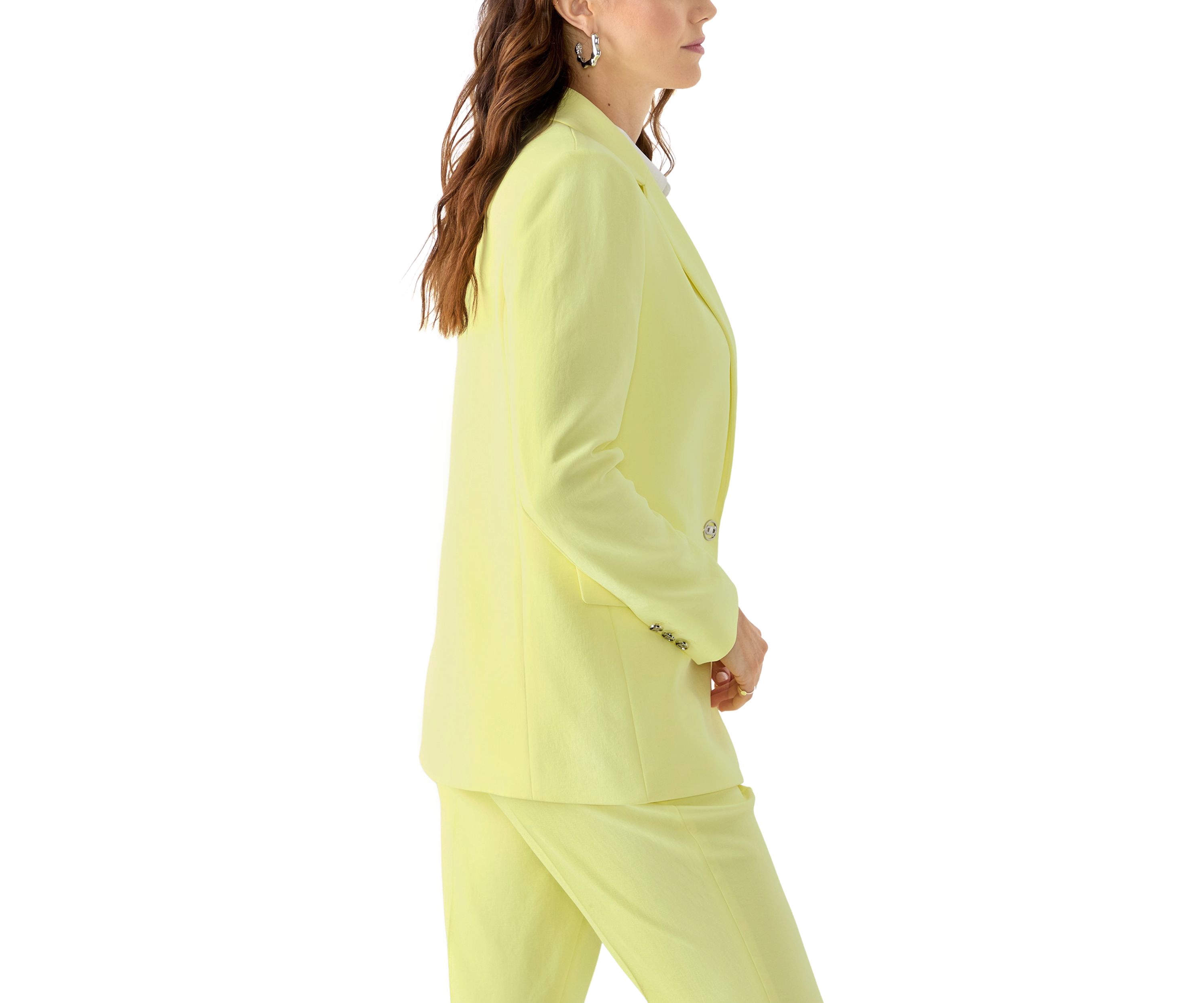 Womens One Button Blazer
