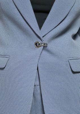 Women's Notch Collar One Button Jacket