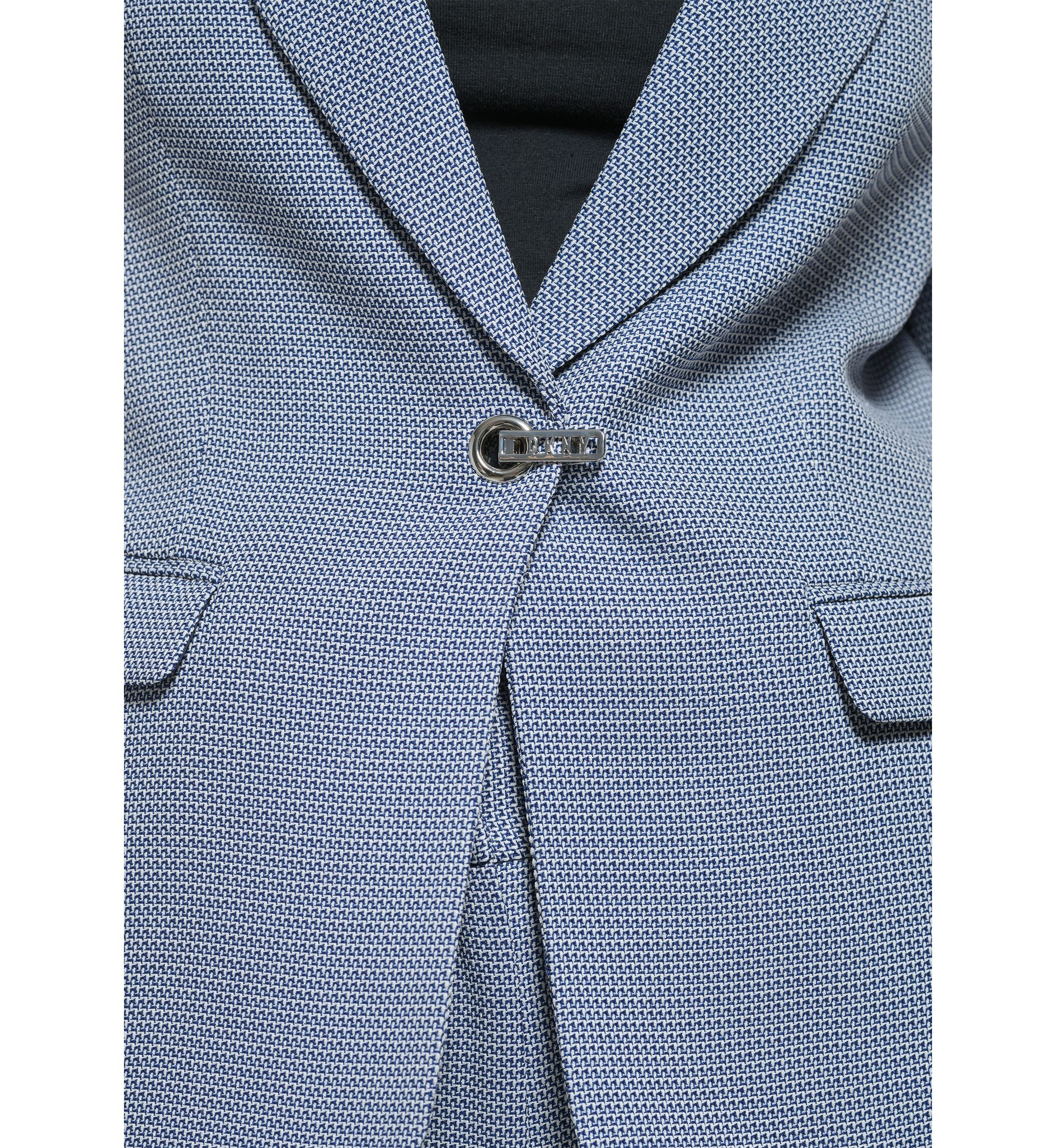 Womens Notch Collar One Button Jacket