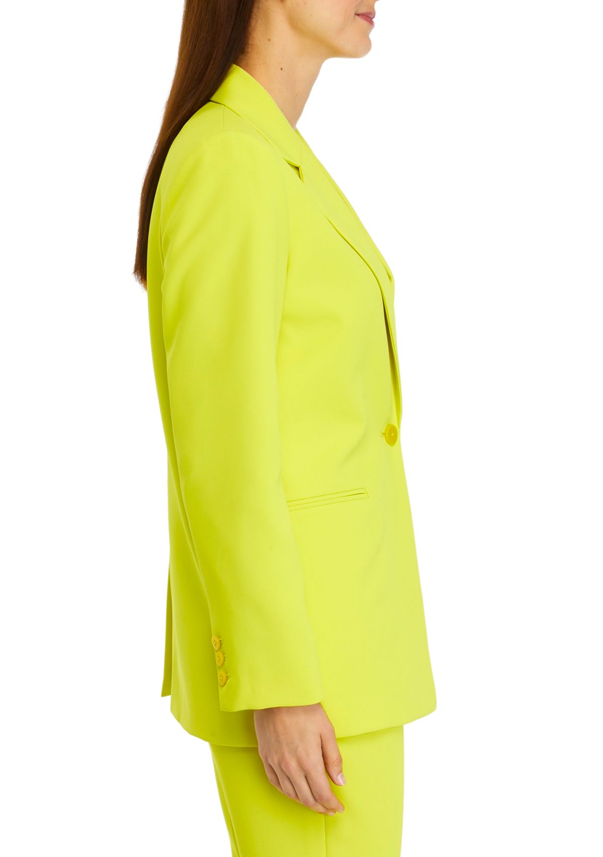 Womens Unconstructed 1-Button Jacket