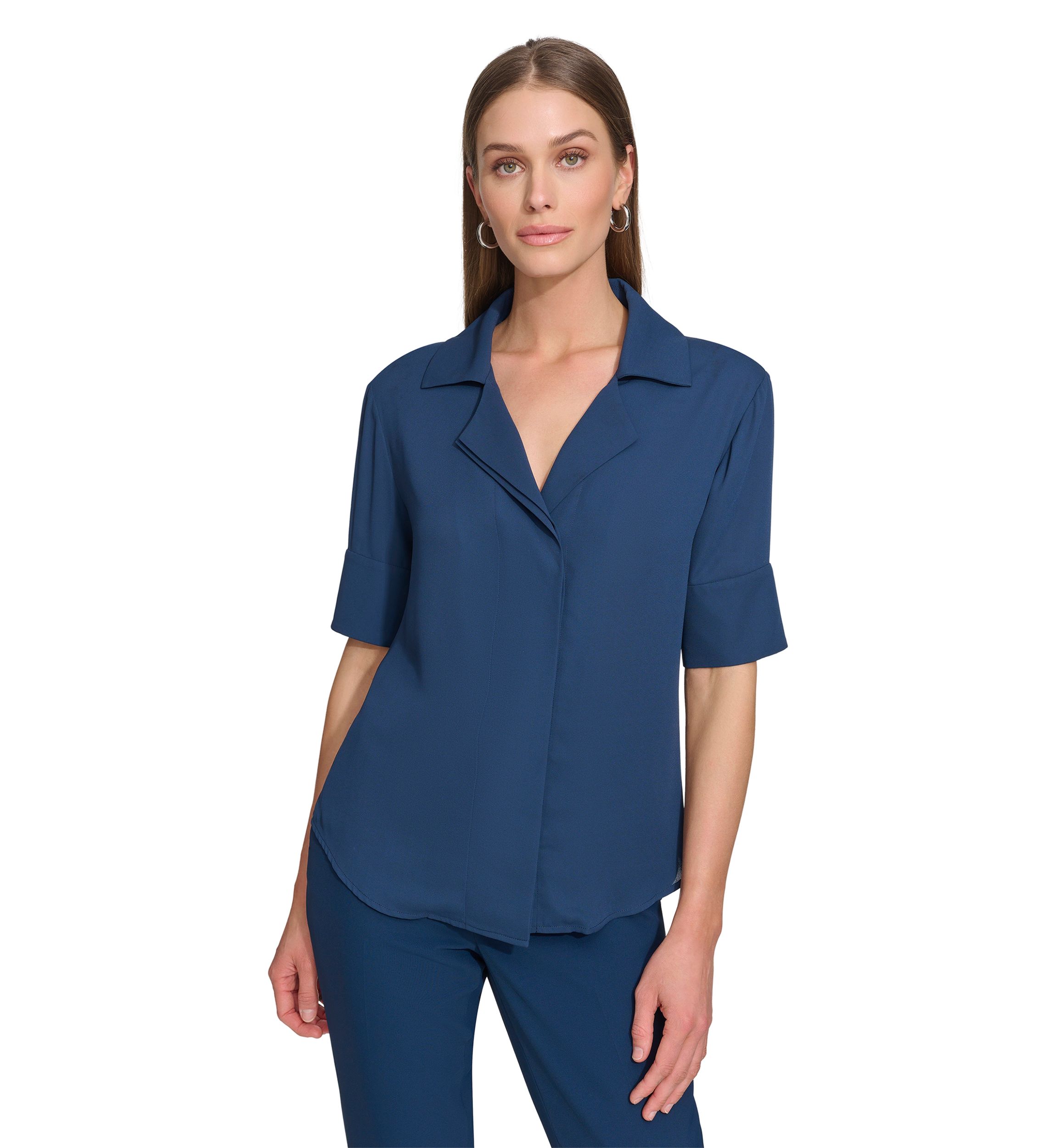 Womens Collared Top