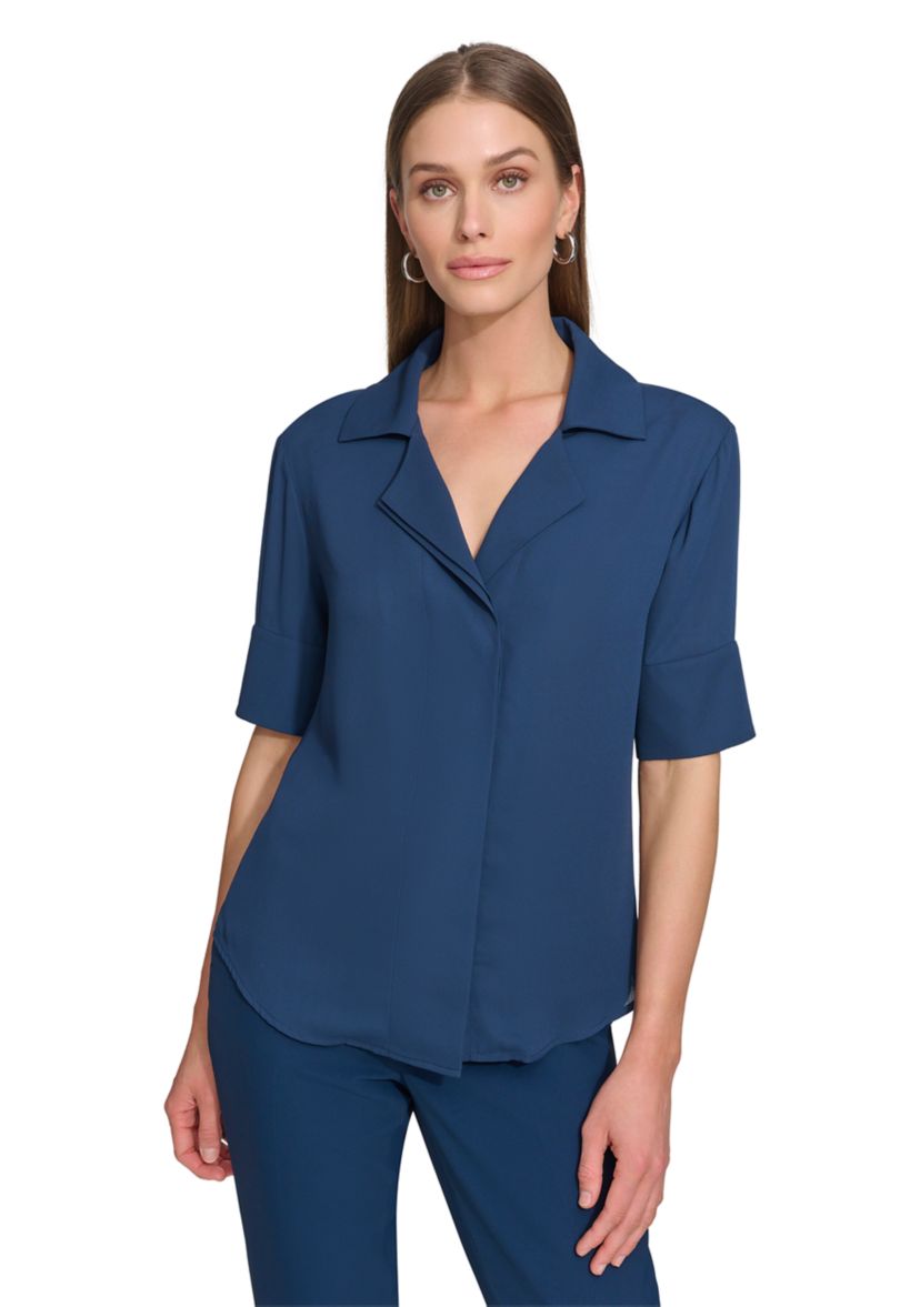 Womens Collared Top