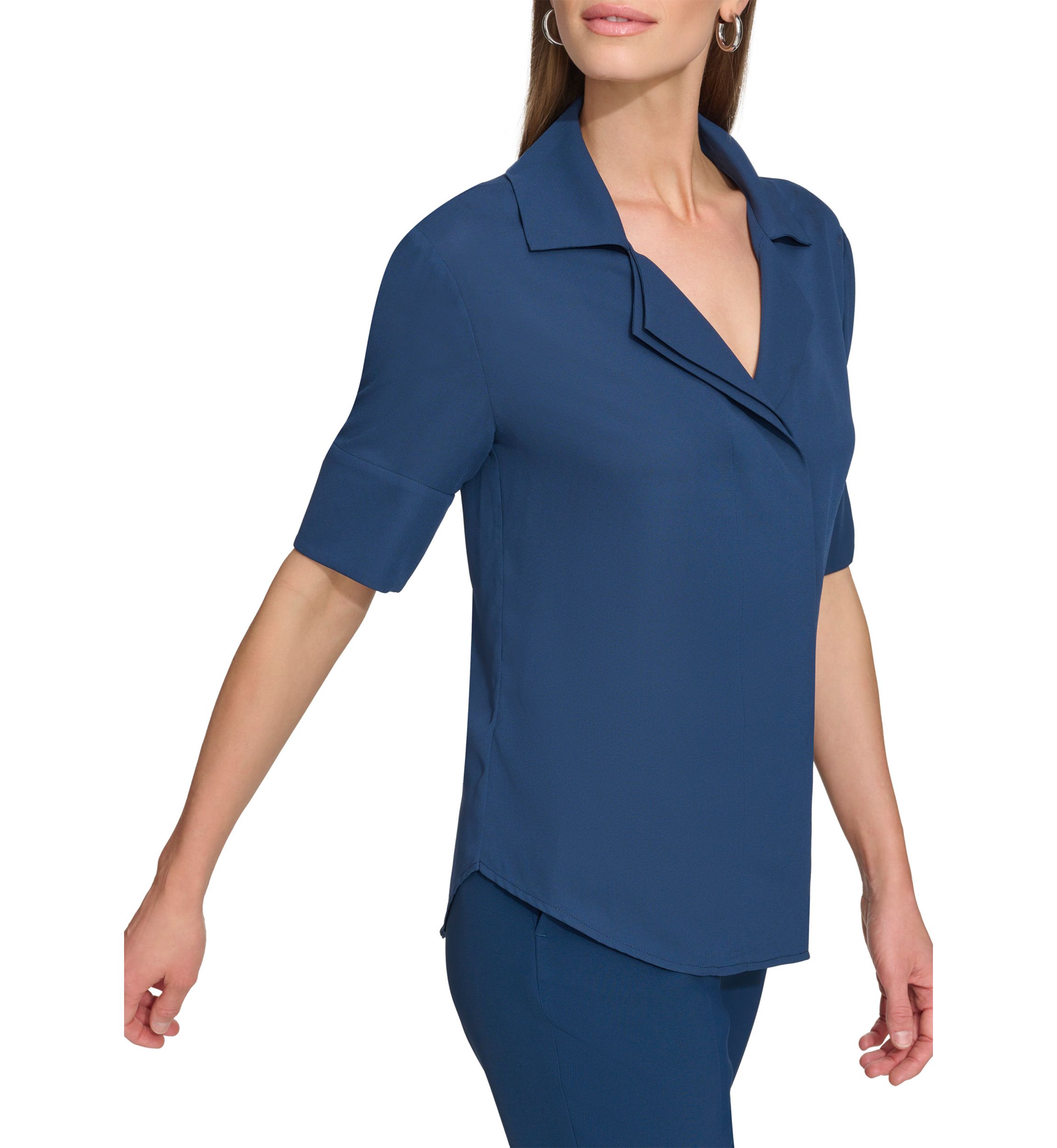 Womens Collared Top