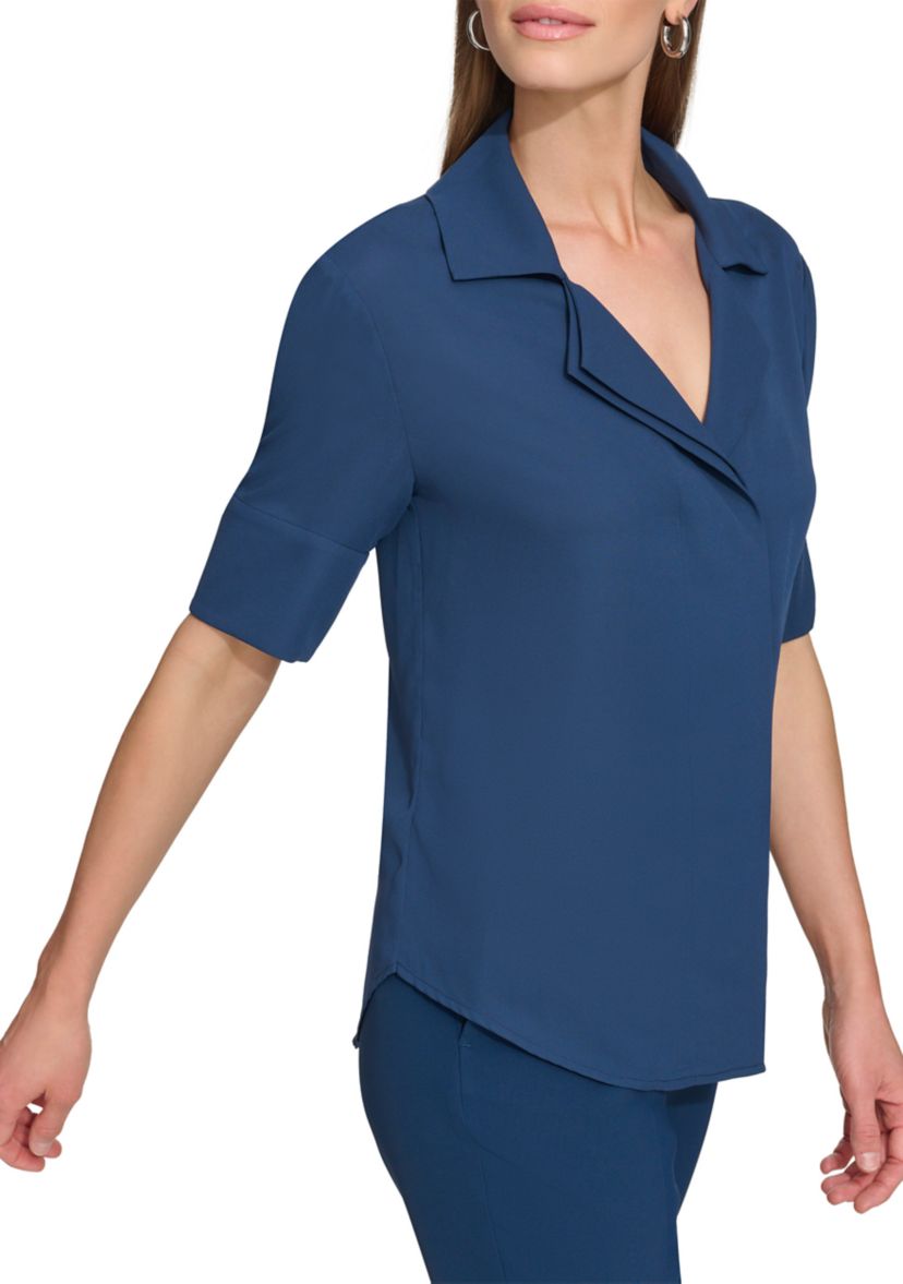 Womens Collared Top