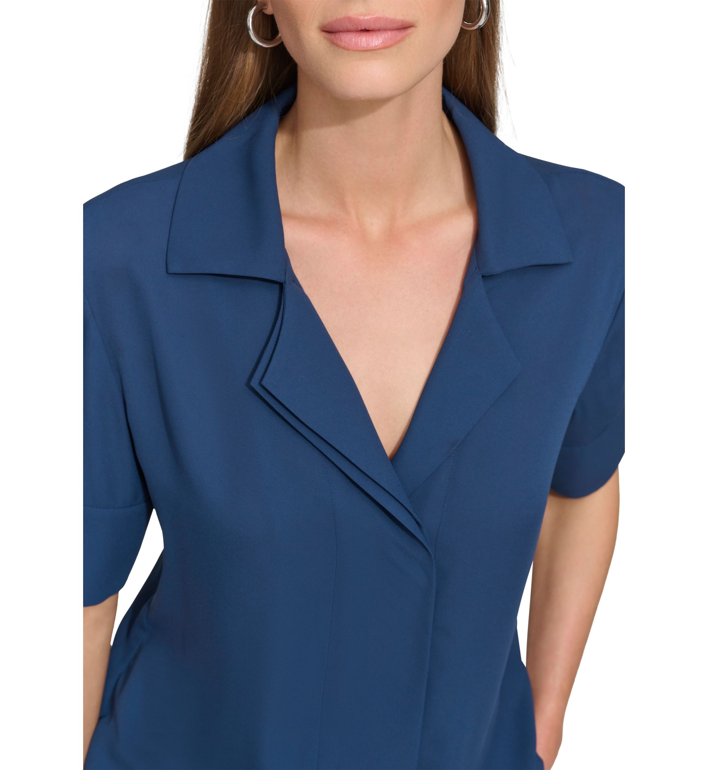 Womens Collared Top