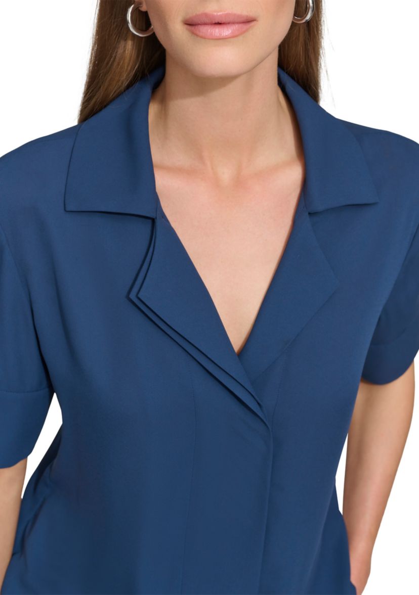 Womens Collared Top