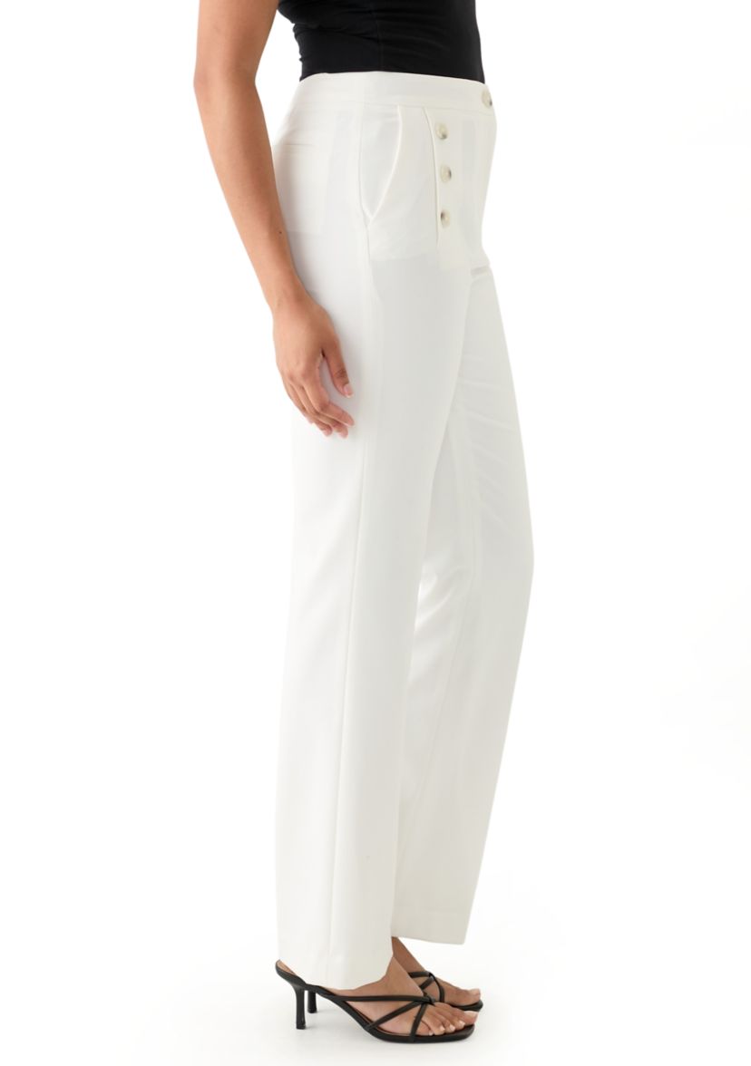 Womens Sailor Straight Leg Pants