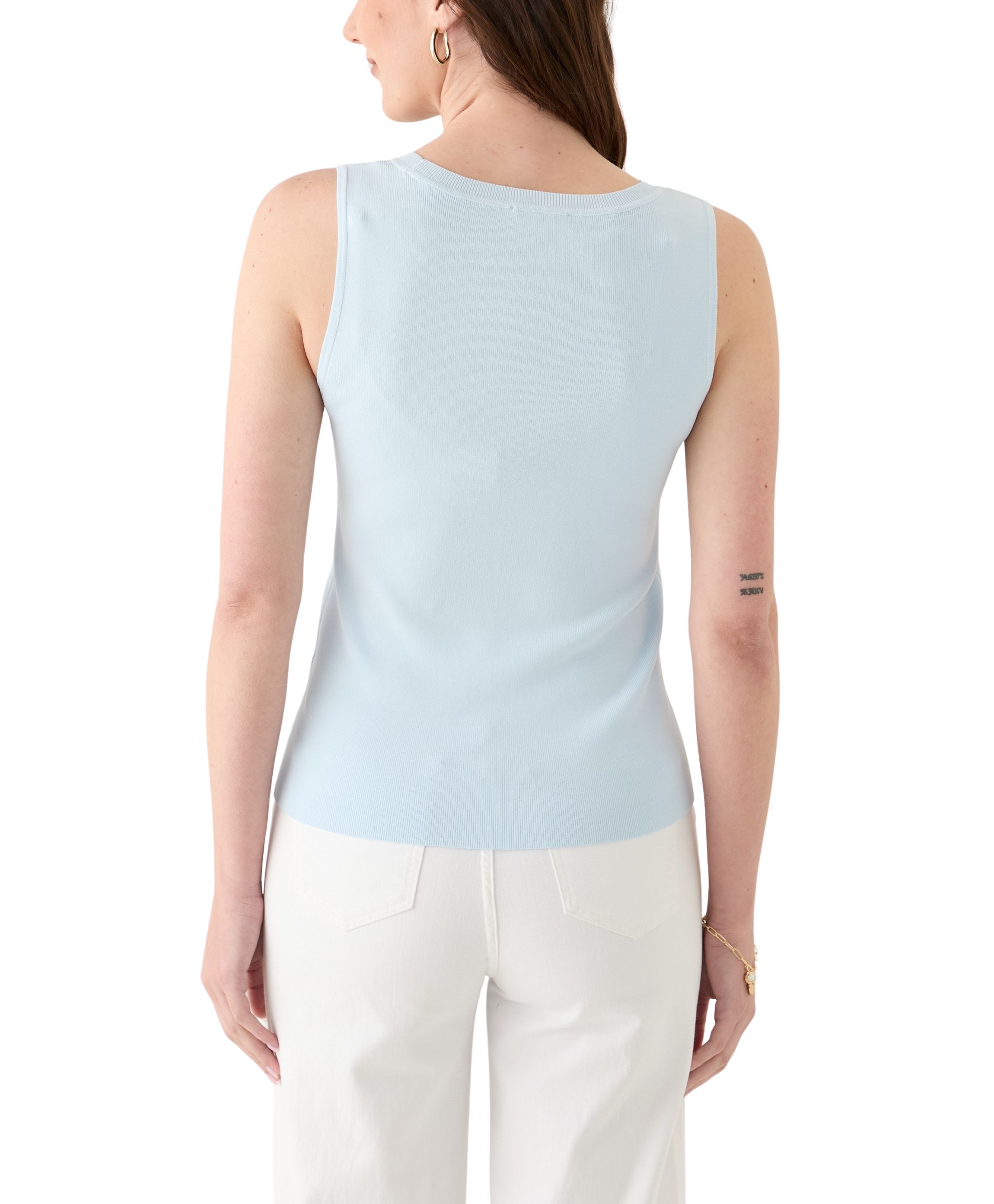 Womens Scoop Neck Sweater Knit Top