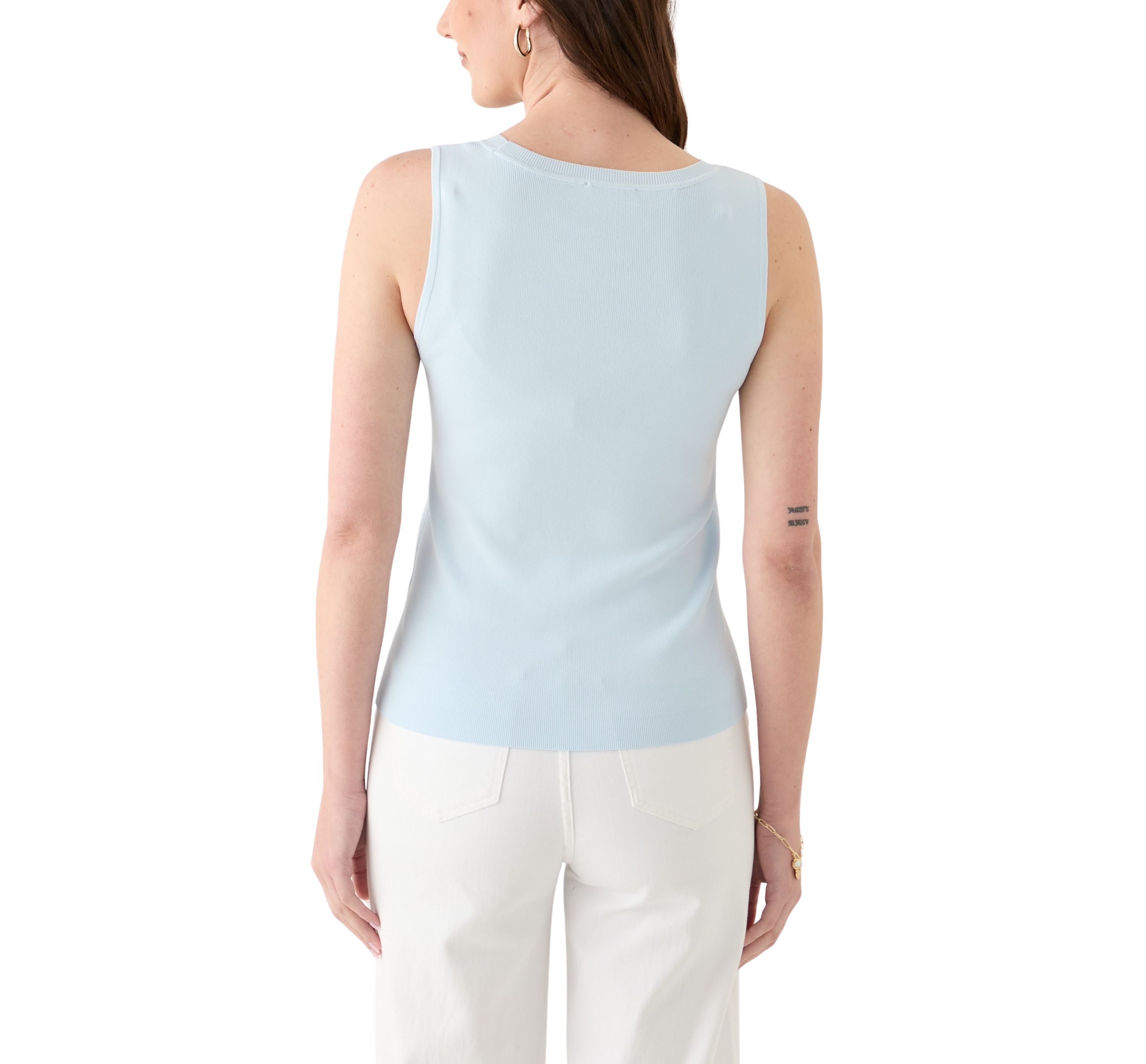 Womens Scoop Neck Sweater Knit Top