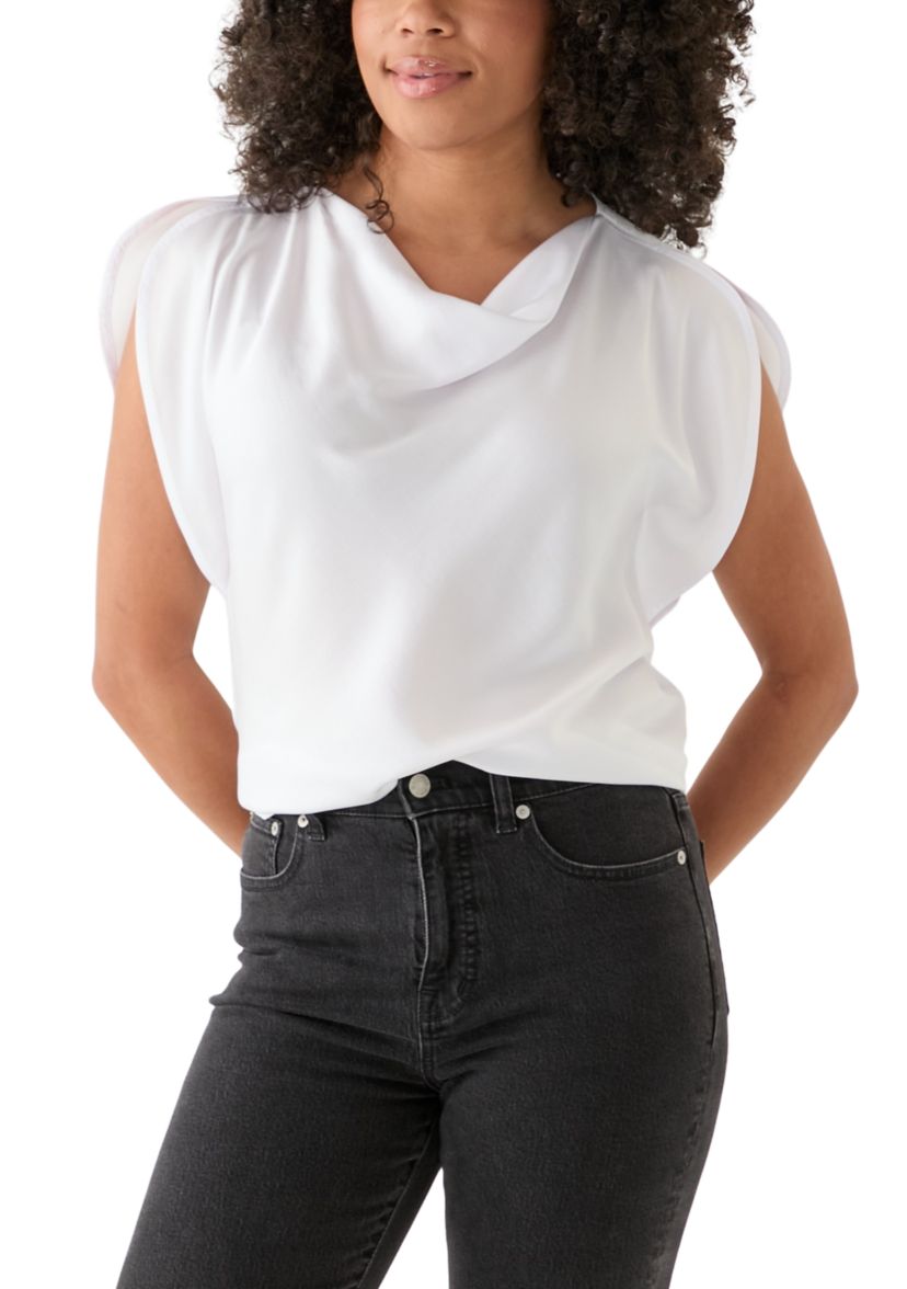 Womens Flutter Sleeve Blouse
