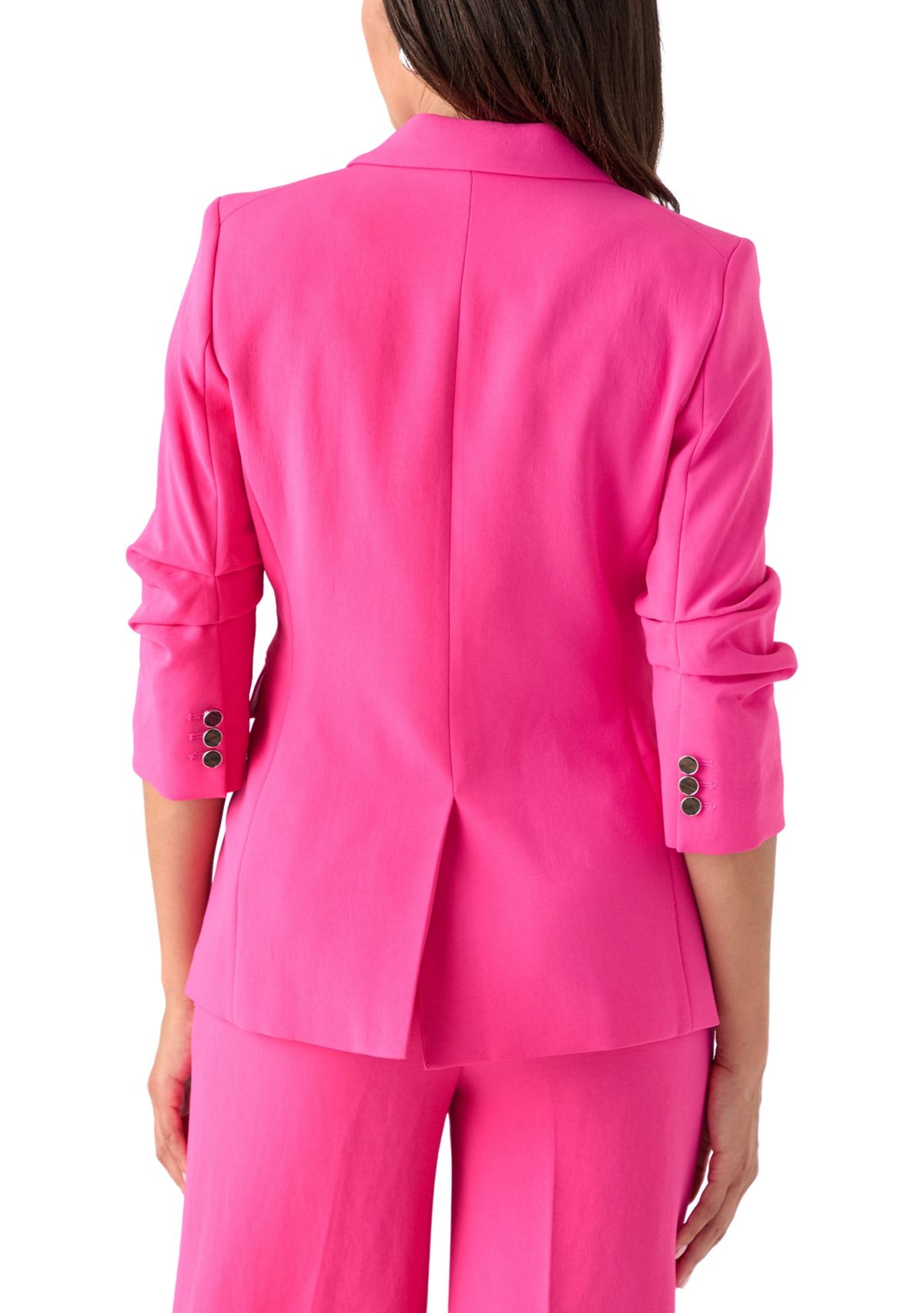 Womens Button Front Blazer