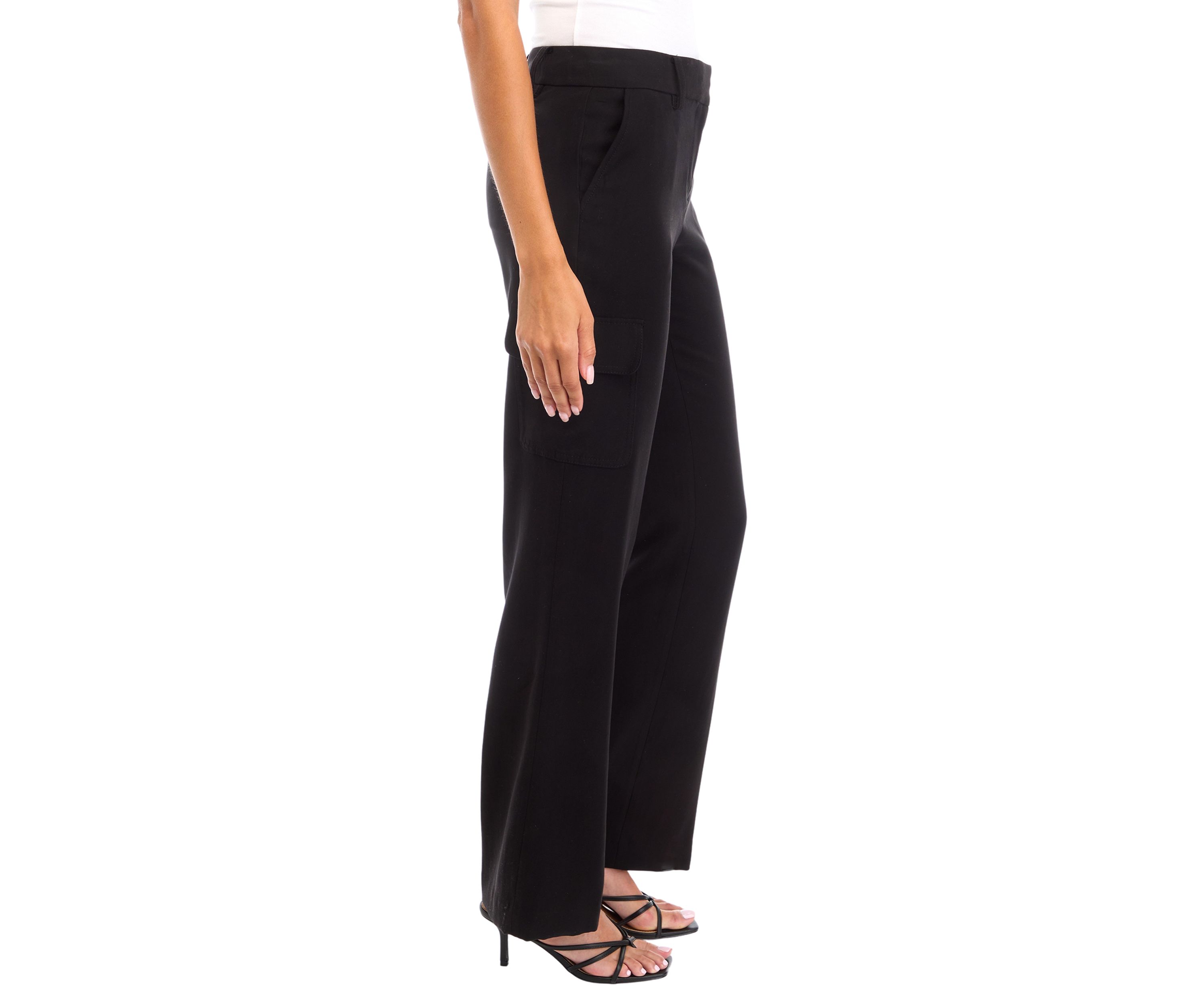 Womens Straight Leg Cargo Pants