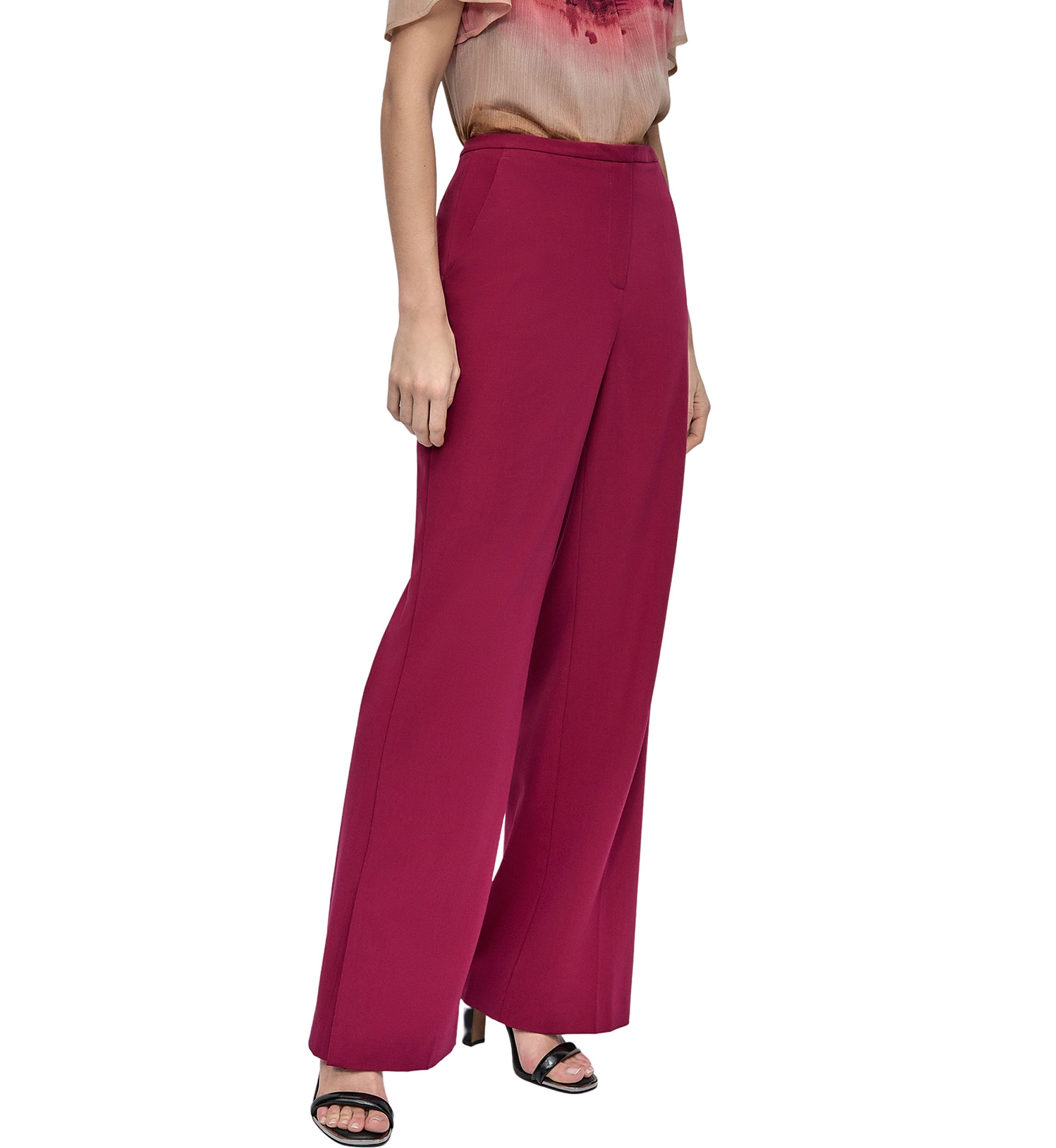 Womens Slim Fit Ankle Pants