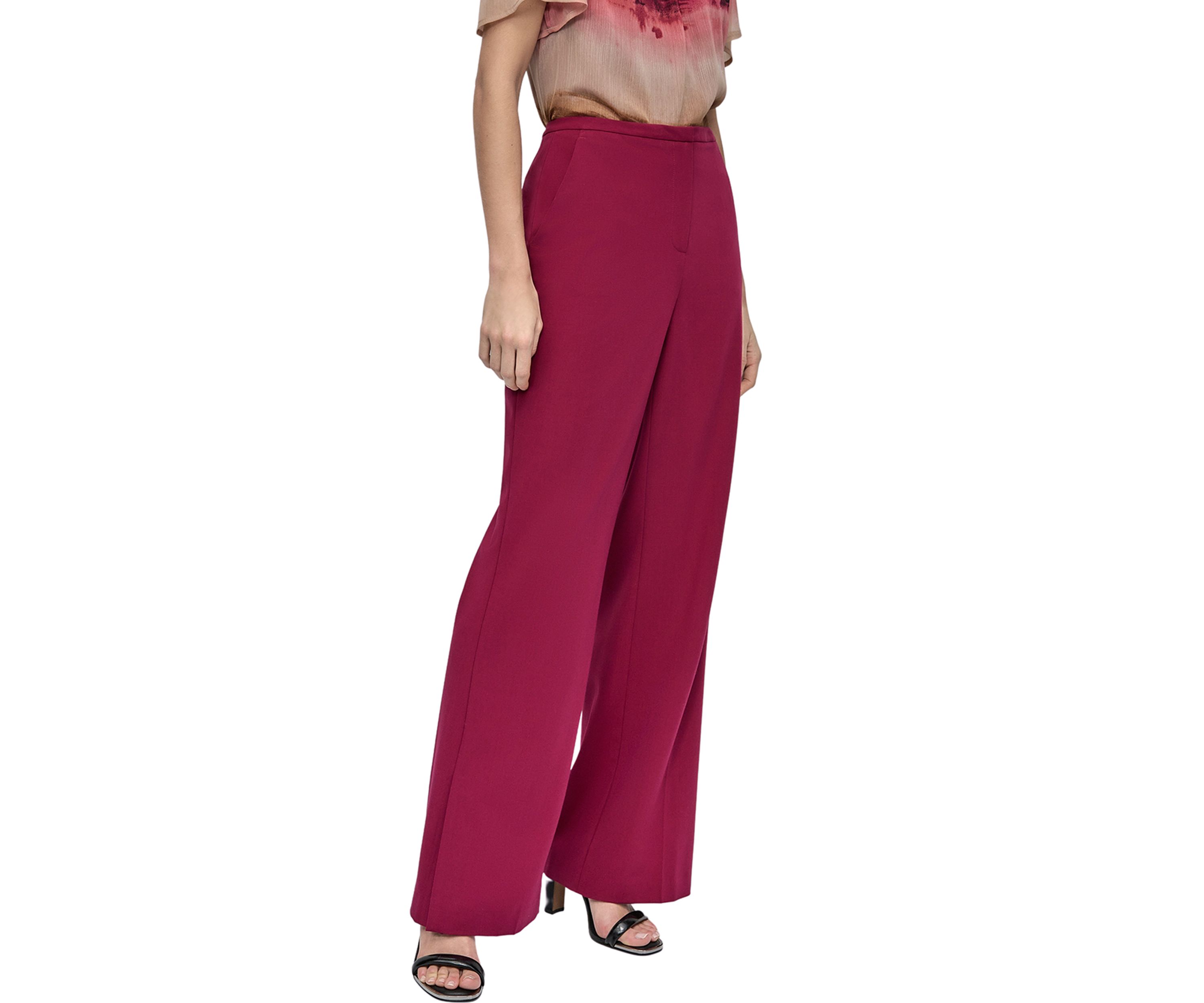Womens Slim Fit Ankle Pants
