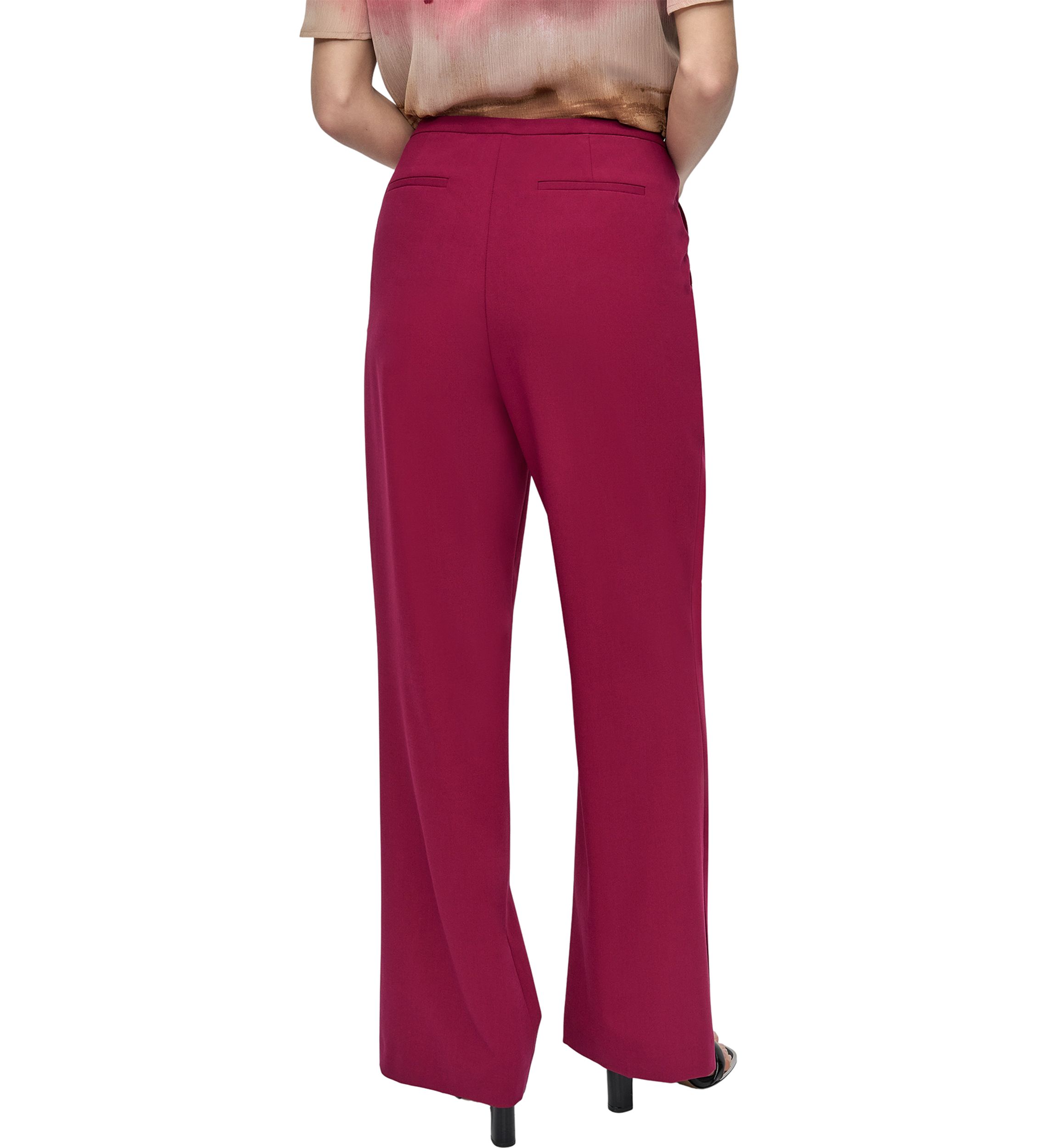 Womens Slim Fit Ankle Pants