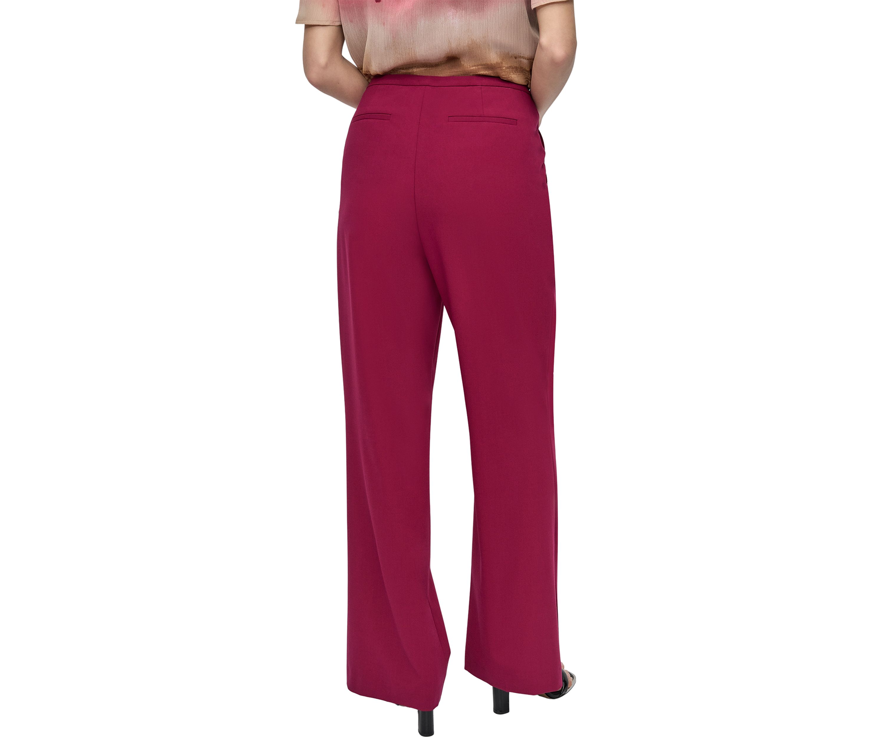 Womens Slim Fit Ankle Pants