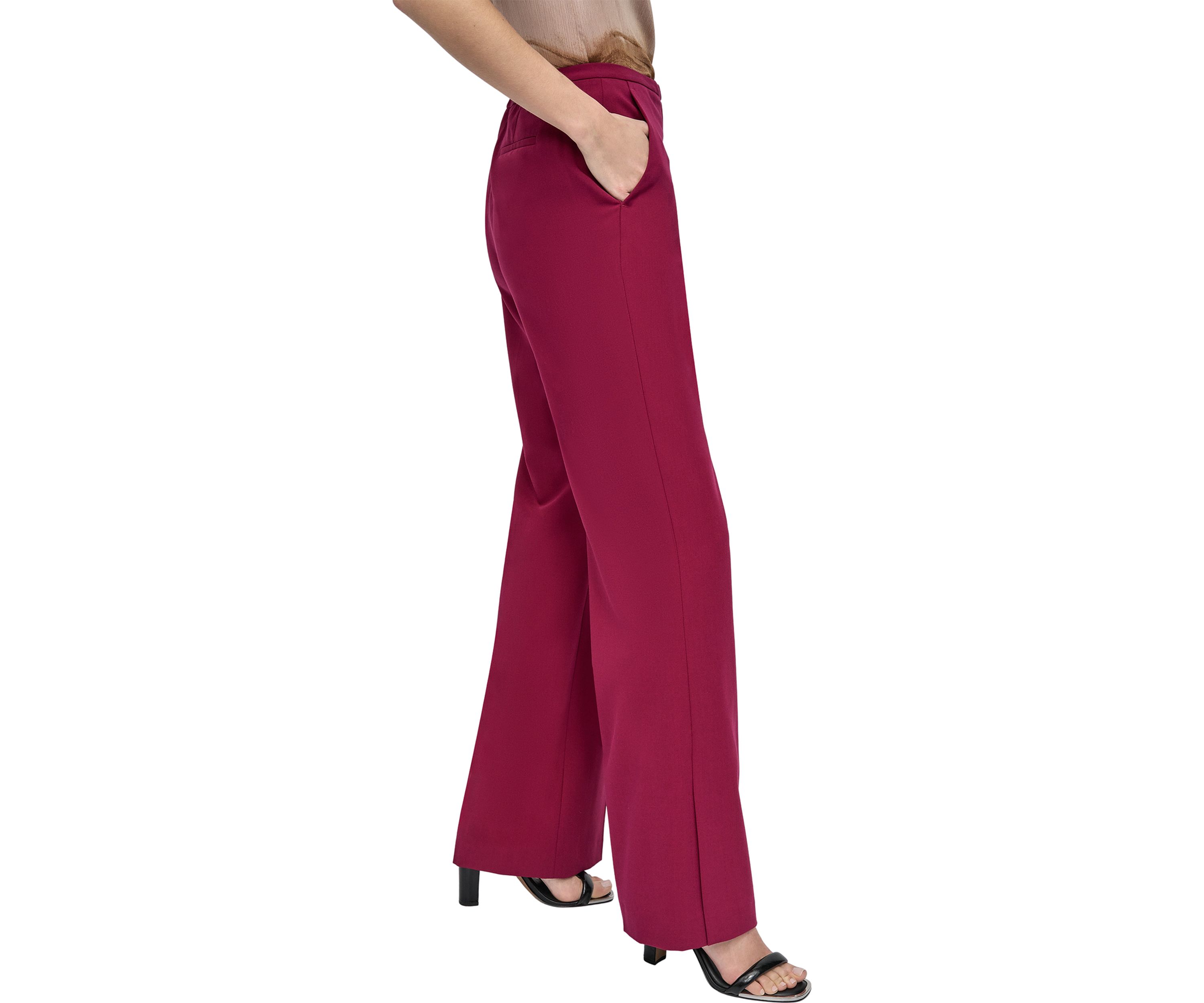 Womens Slim Fit Ankle Pants