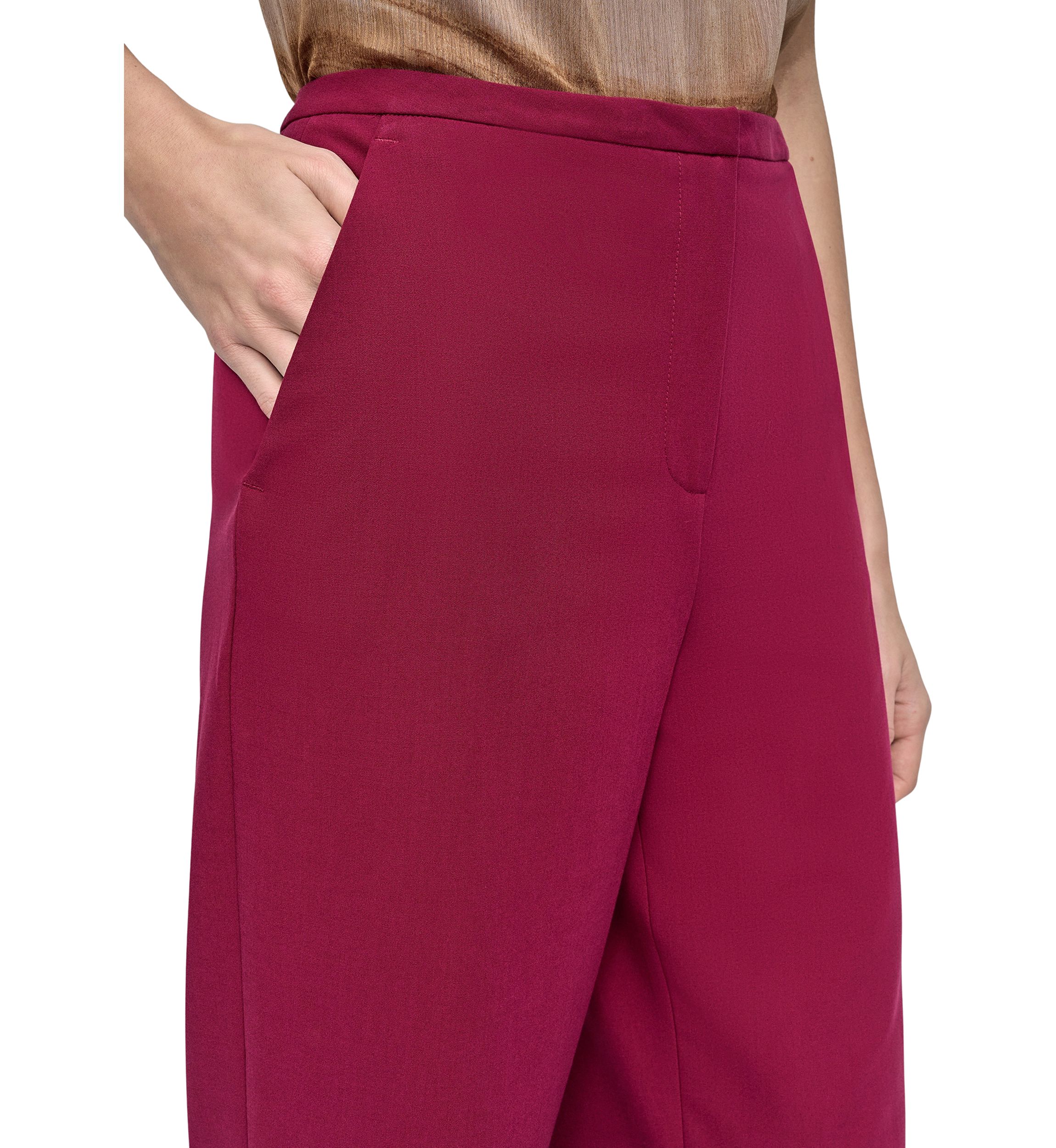 Womens Slim Fit Ankle Pants
