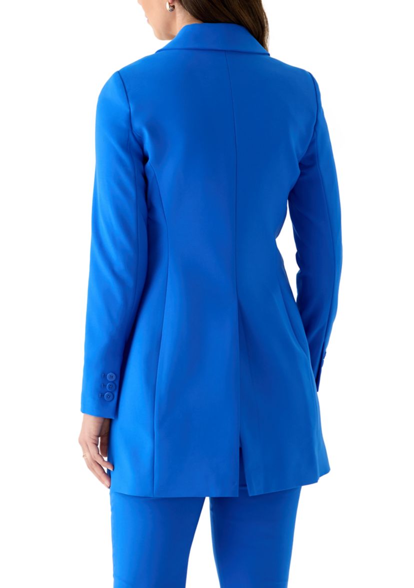 Womens One Button Topper
